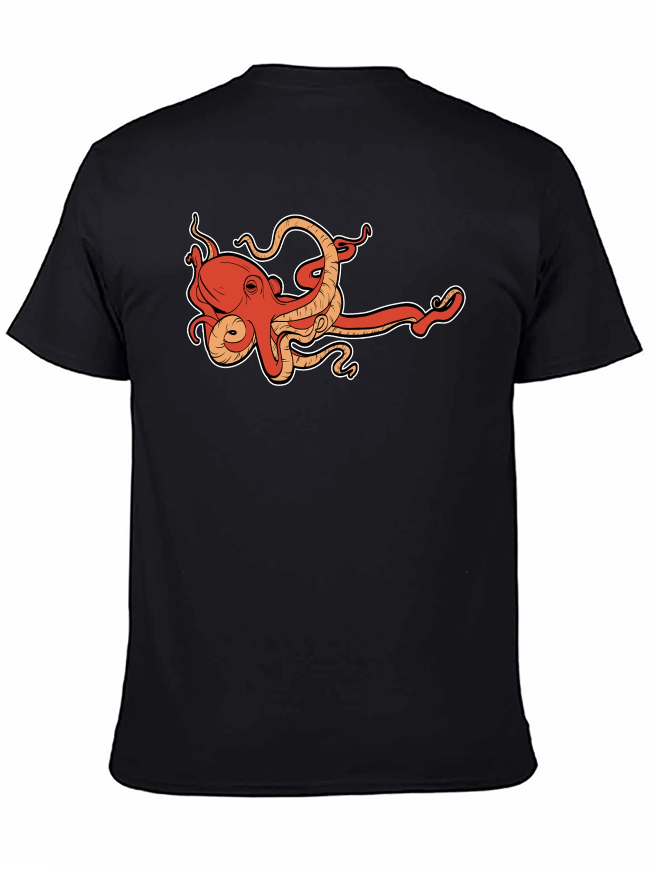 Octopus Graphic Tee - Cool Sea Creature Design