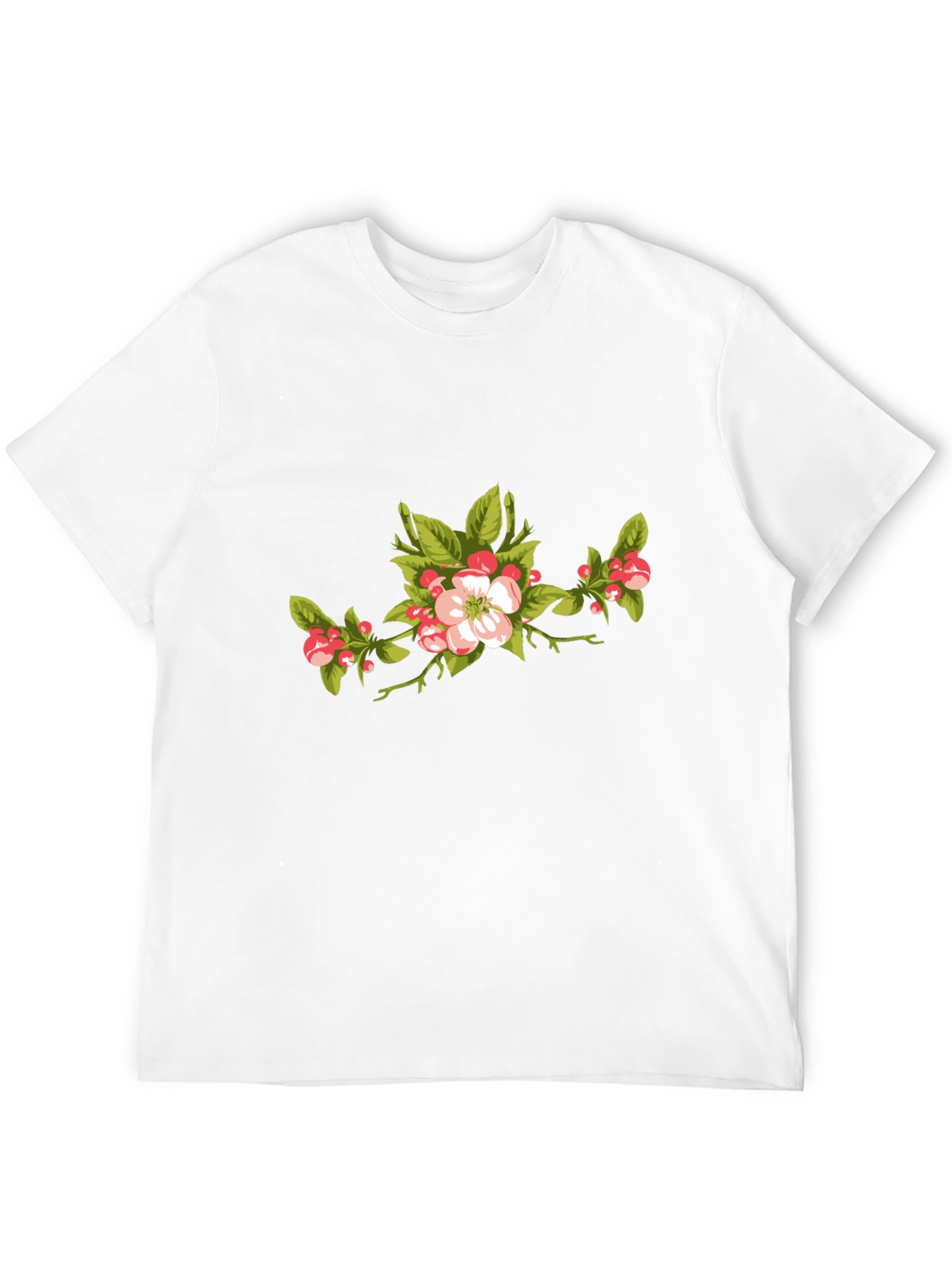 Floral Branch Graphic T-Shirt