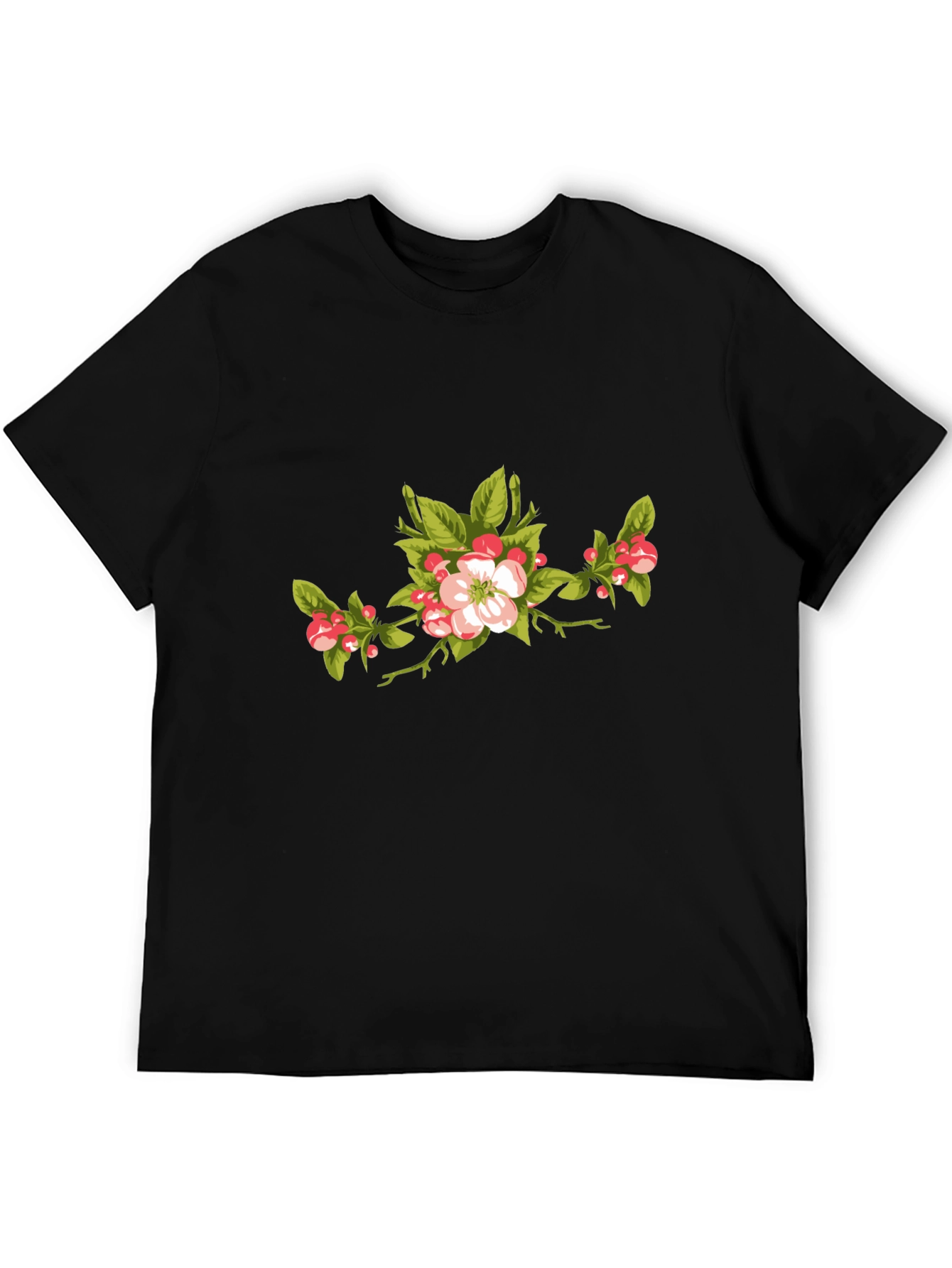 Floral Branch Graphic T-Shirt