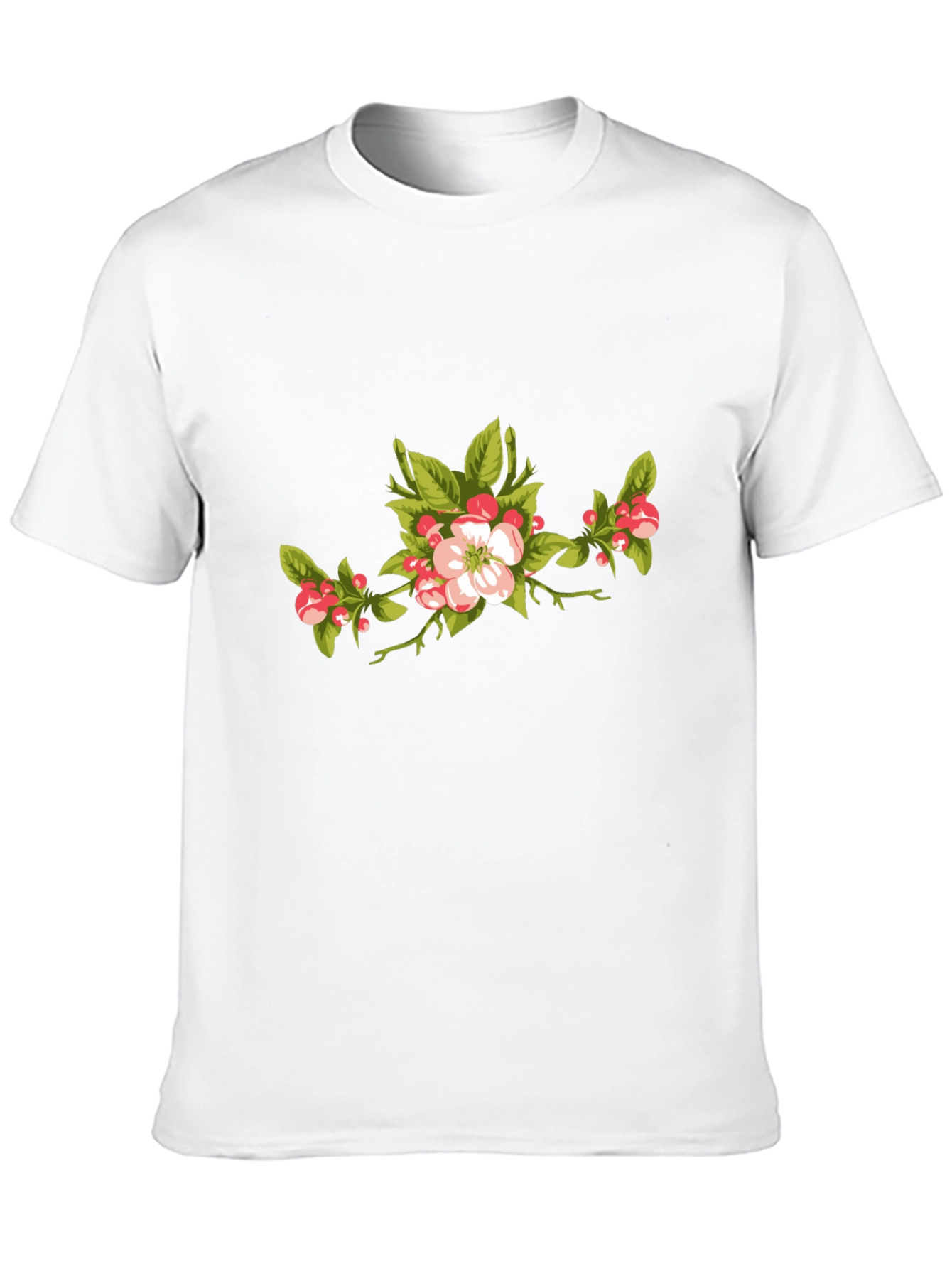 Floral Branch Graphic T-Shirt
