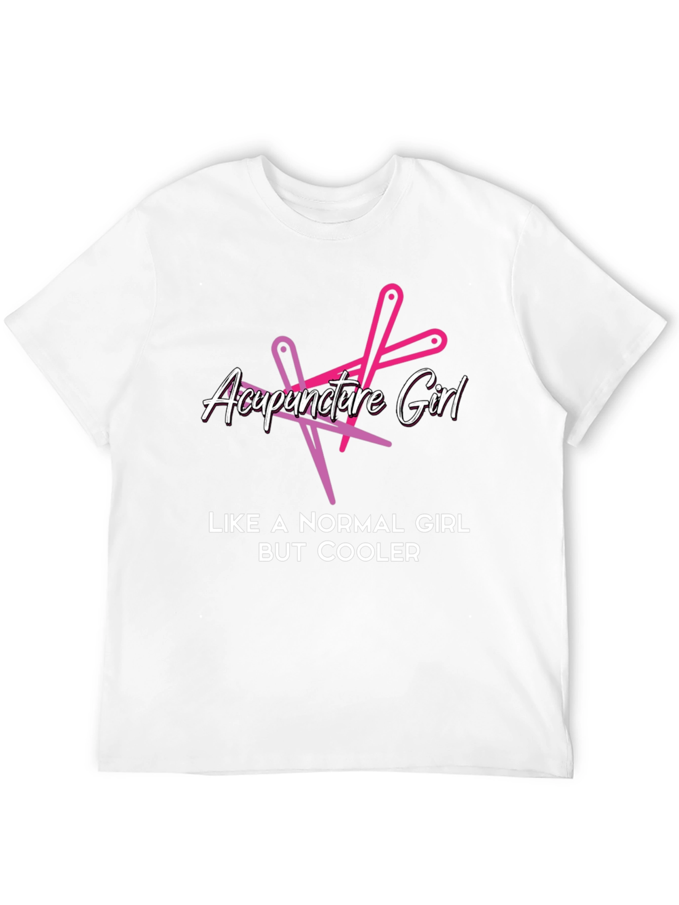 Acupuncture Girl T-Shirt - Cool & Unique Design