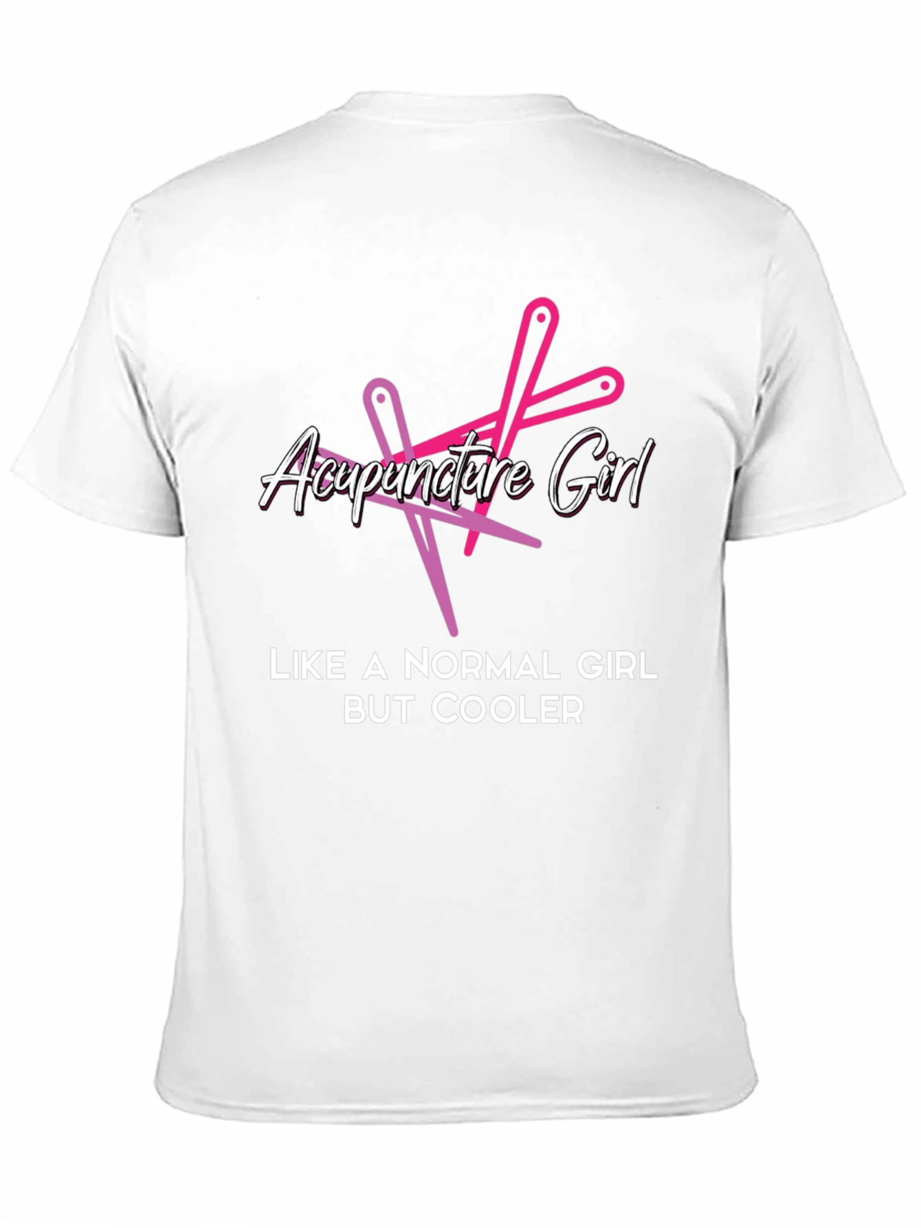 Acupuncture Girl T-Shirt - Cool & Unique Design