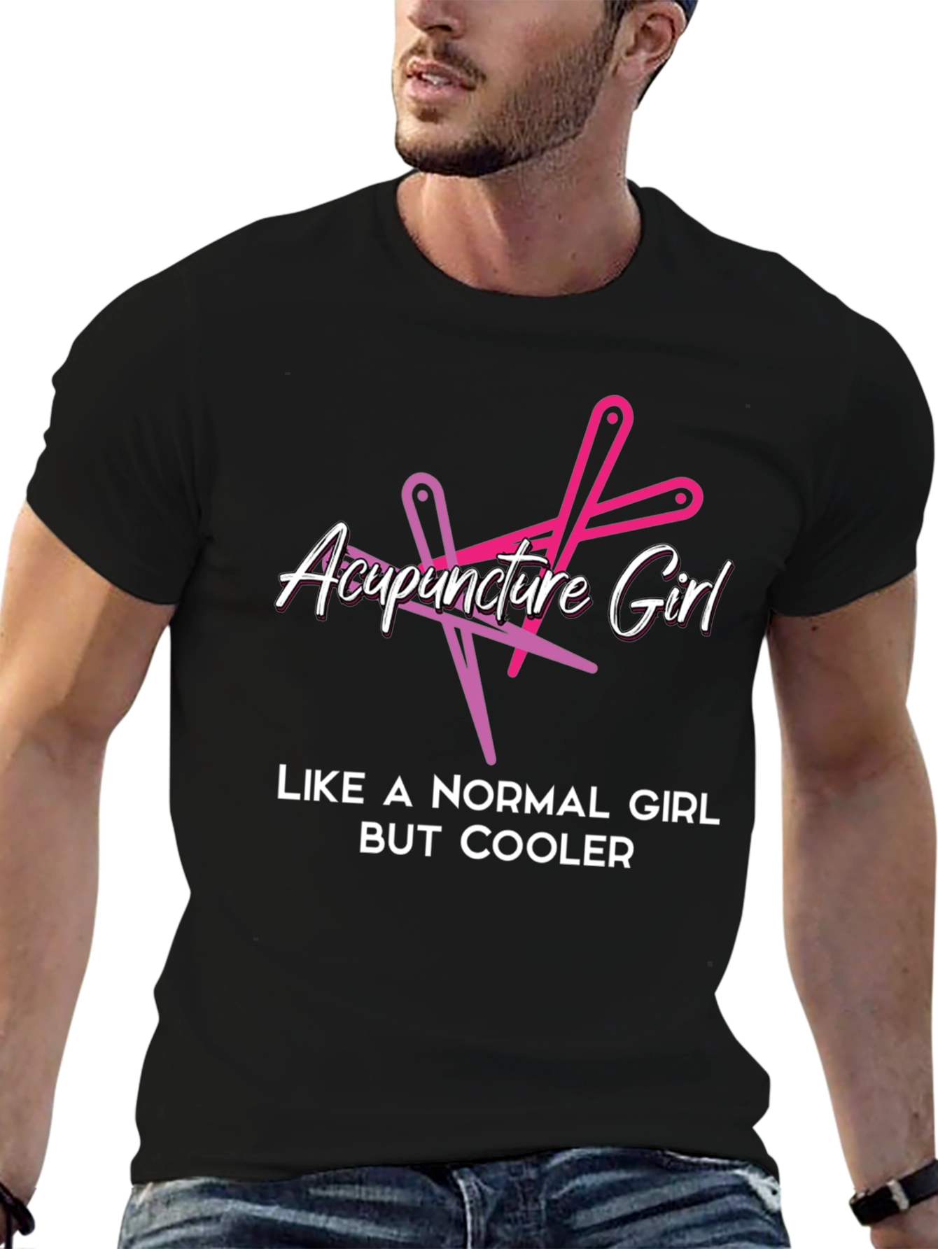 Acupuncture Girl T-Shirt - Cool & Unique Design