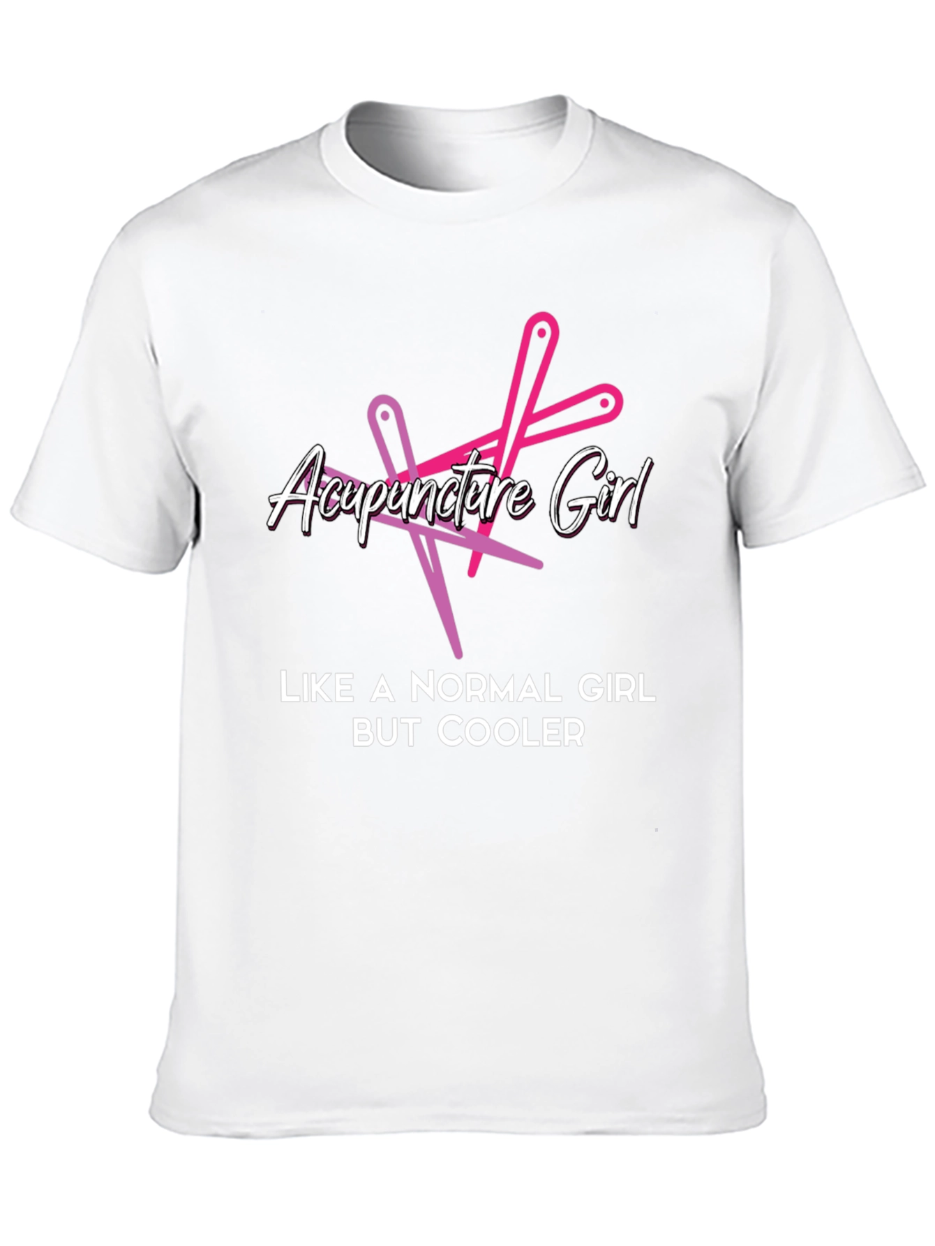 Acupuncture Girl T-Shirt - Cool & Unique Design