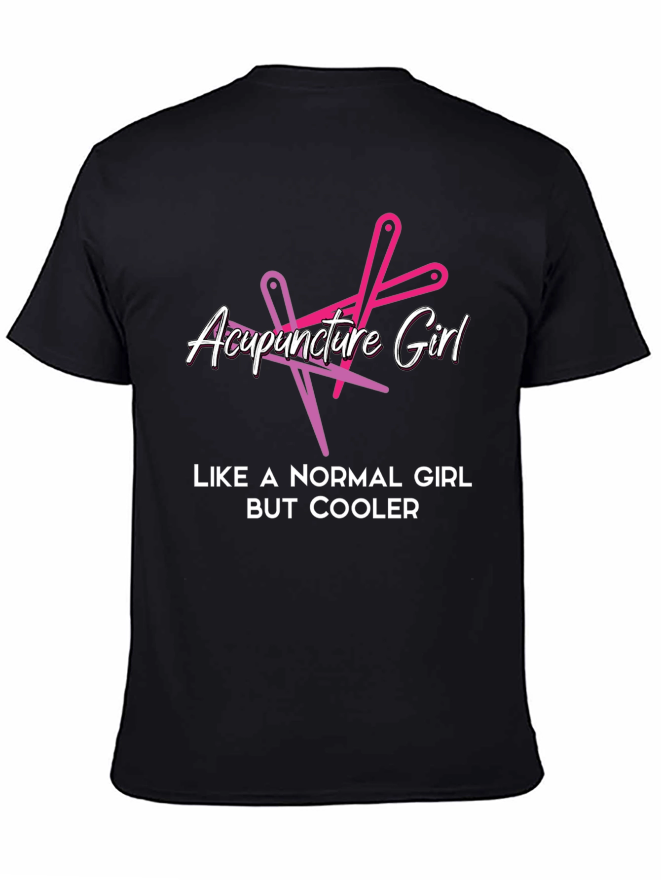 Acupuncture Girl T-Shirt - Cool & Unique Design