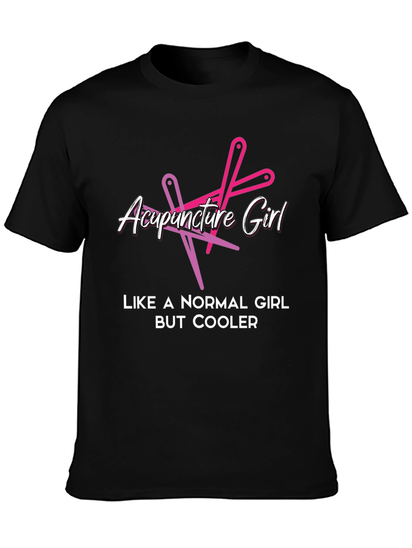 Acupuncture Girl T-Shirt - Cool & Unique Design