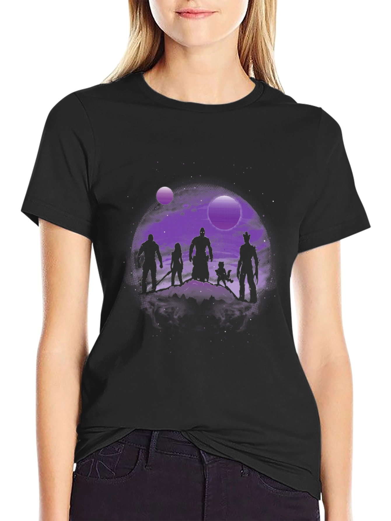 Guardians of the Galaxy Silhouette Graphic T-Shirt
