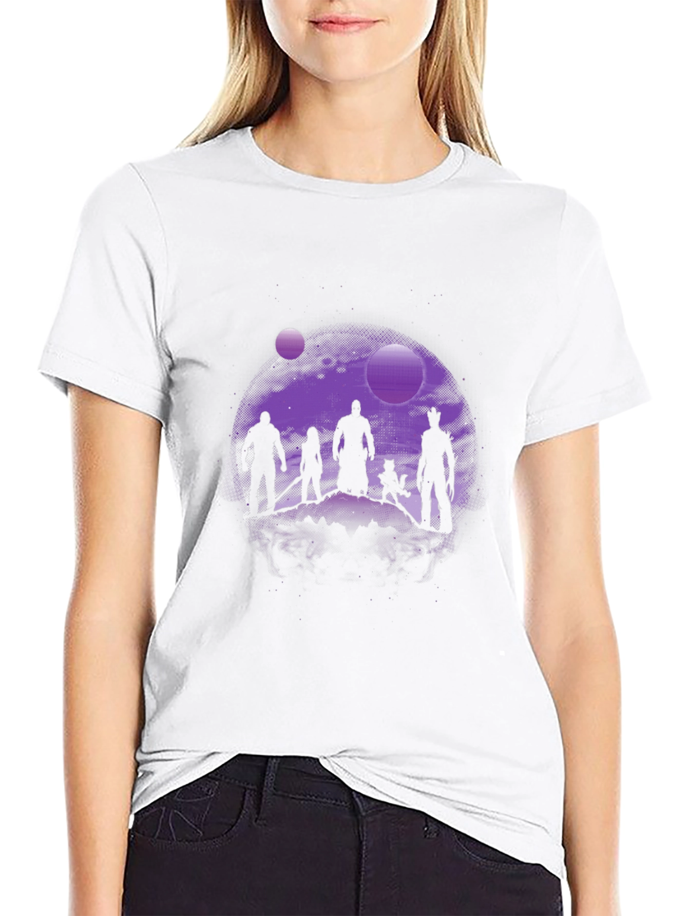 Guardians of the Galaxy Silhouette Graphic T-Shirt