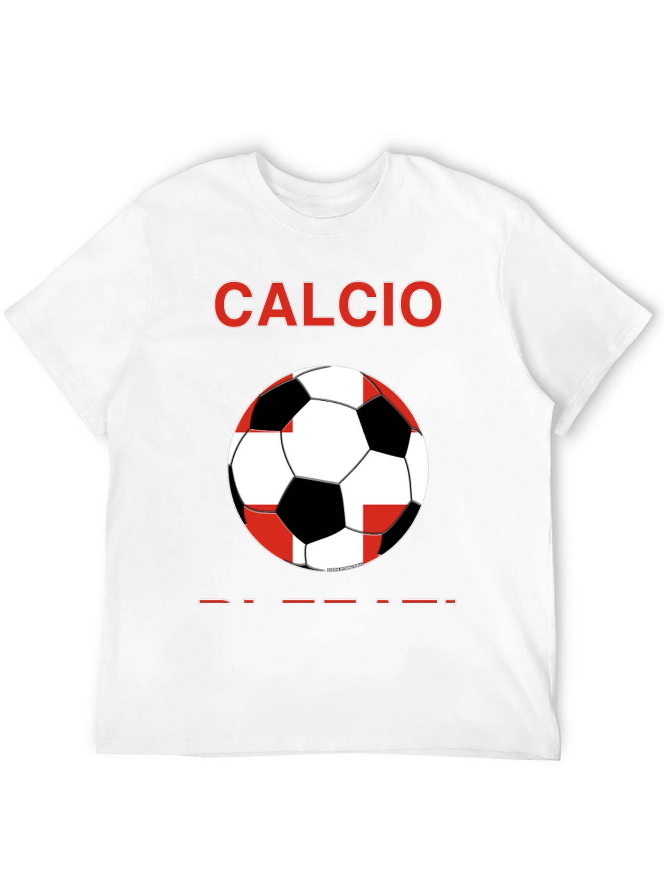 Calcio Soccer Graphic Tee - Black