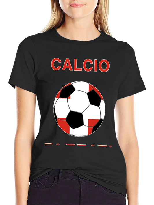 Calcio Soccer Graphic Tee - Black