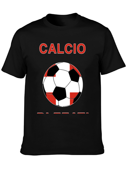 Calcio Soccer Graphic Tee - Black