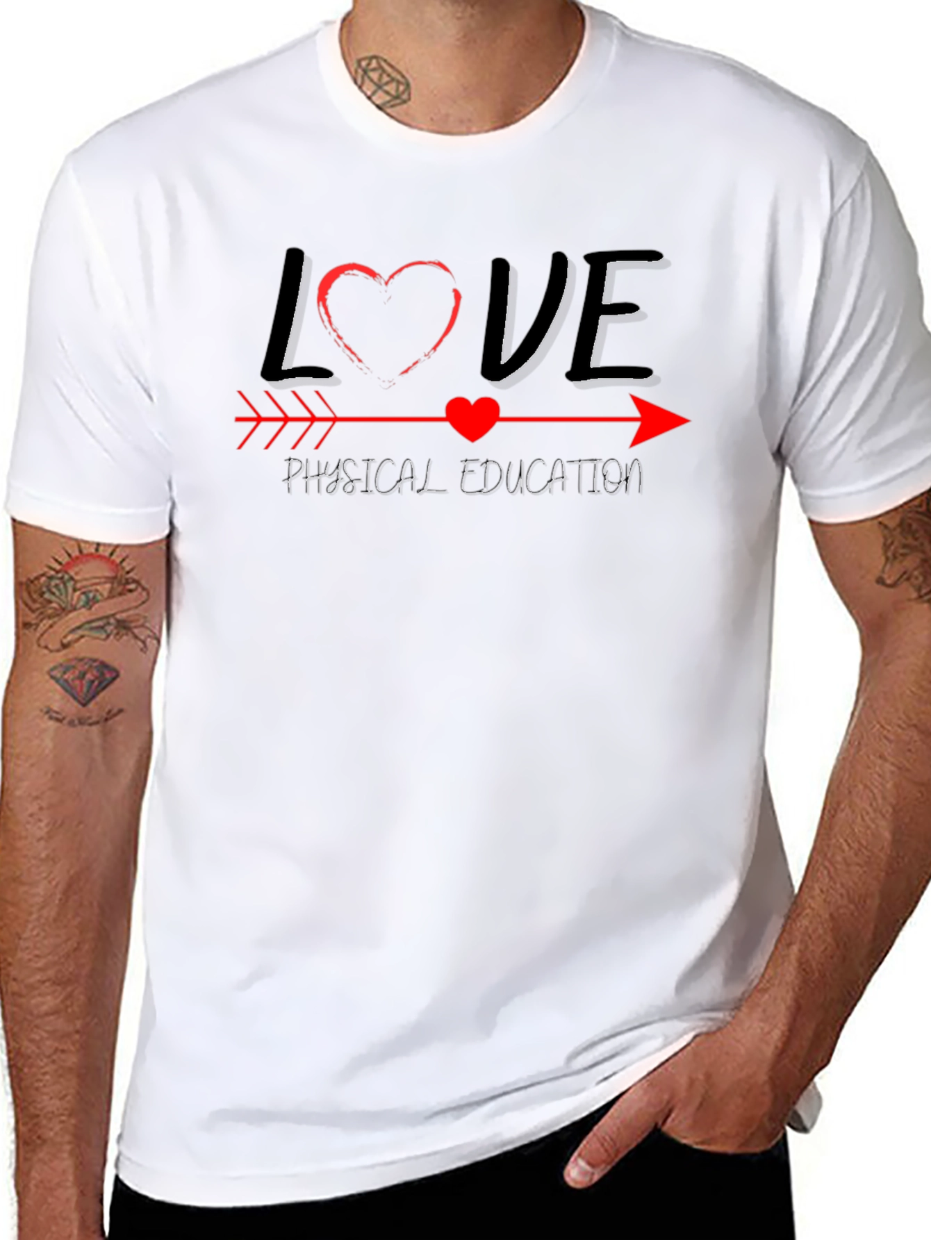 Love Physical Education Graphic T-Shirt