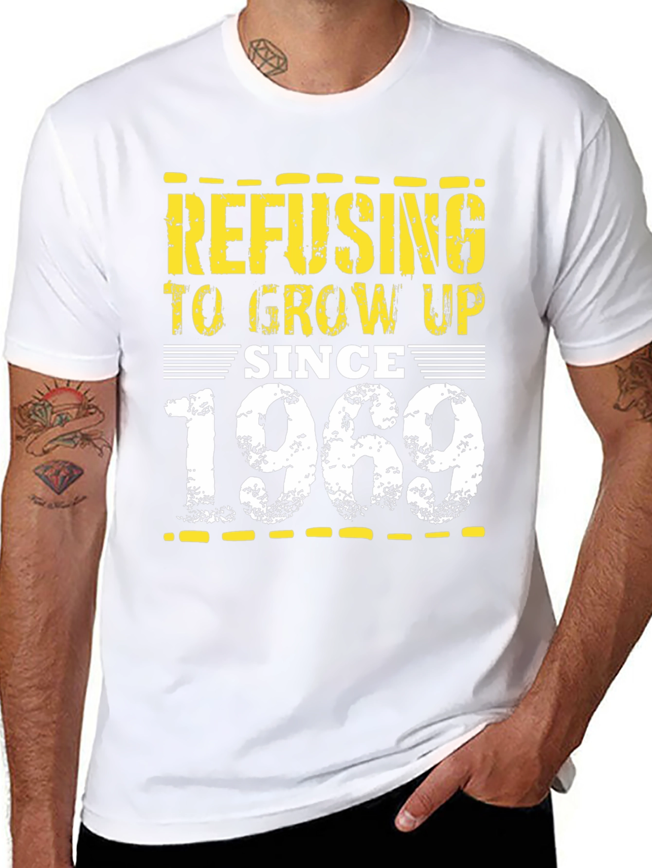 Refusing to Grow Up Since 1969 Graphic Tee