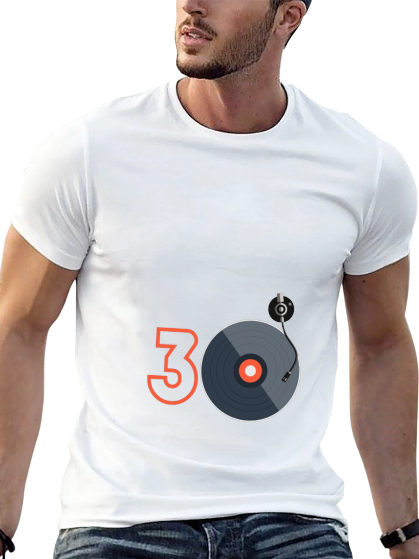 30th Birthday Record Player Graphic Tee