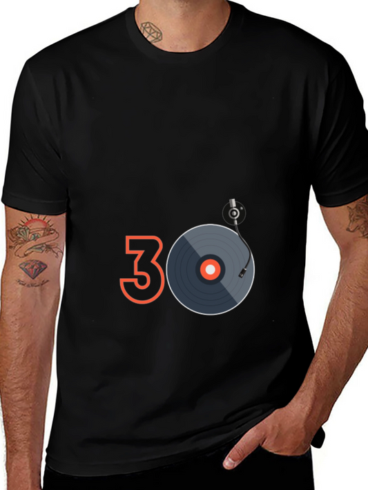 30th Birthday Record Player Graphic Tee