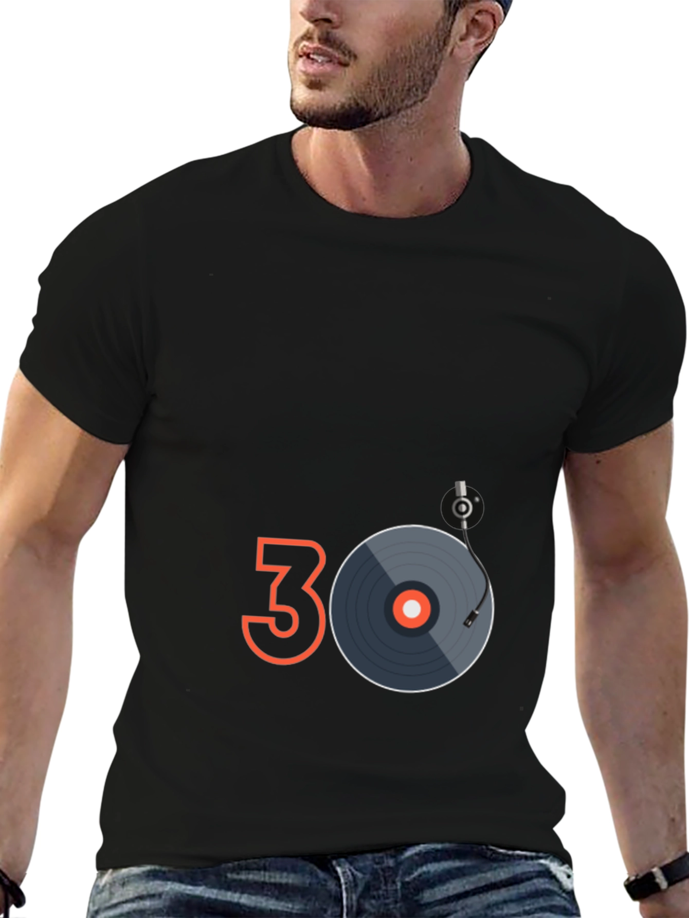 30th Birthday Record Player Graphic Tee