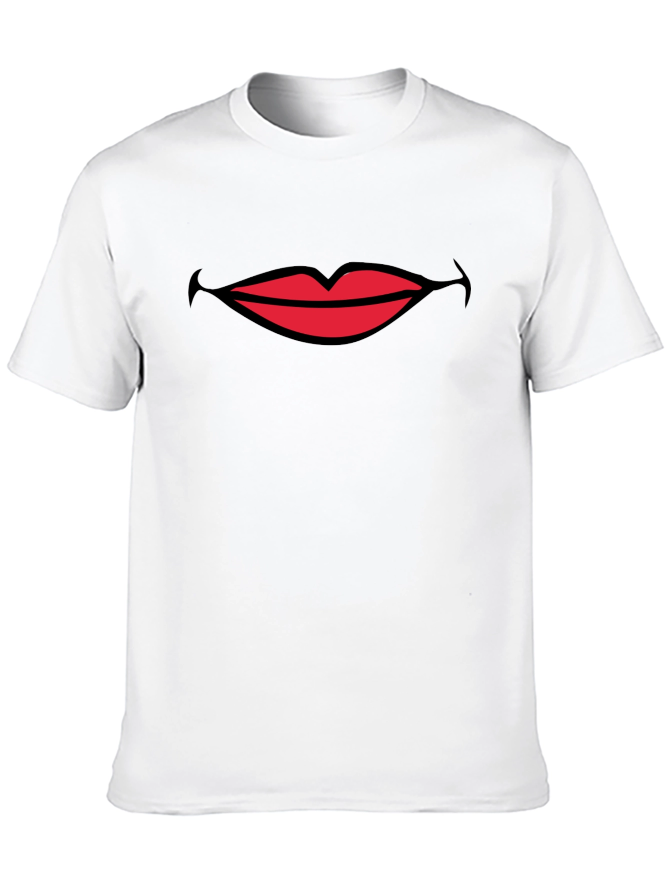 Red Lips Graphic T-Shirt - Stylish & Fun