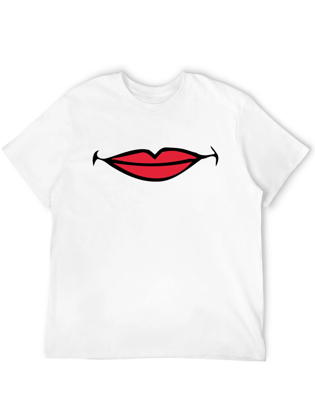 Red Lips Graphic T-Shirt - Stylish & Fun