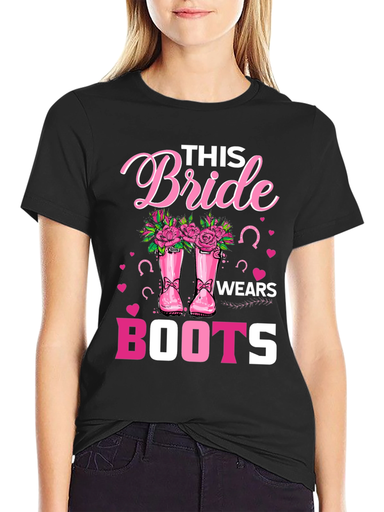 Bride Wears Boots T-Shirt
