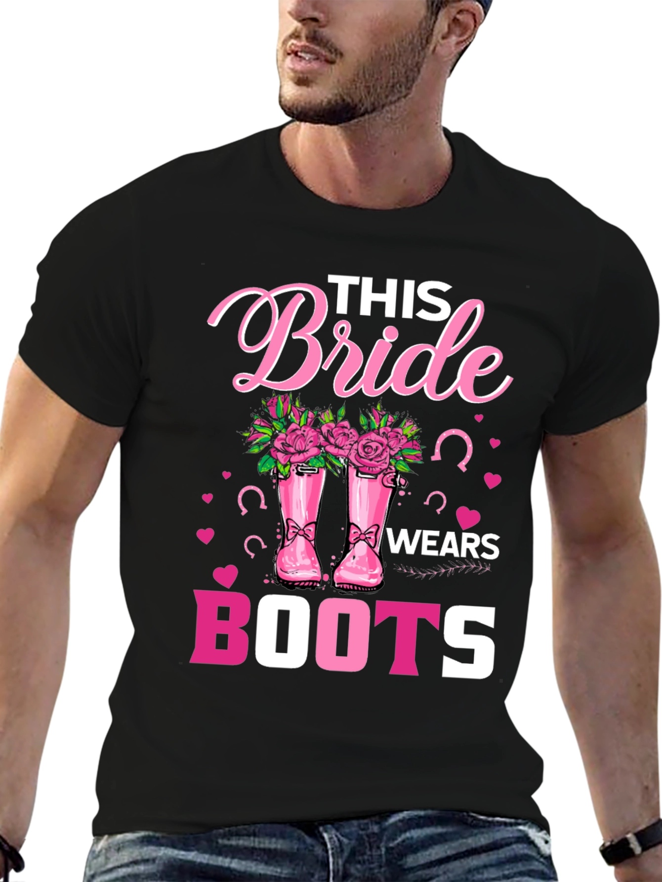 Bride Wears Boots T-Shirt