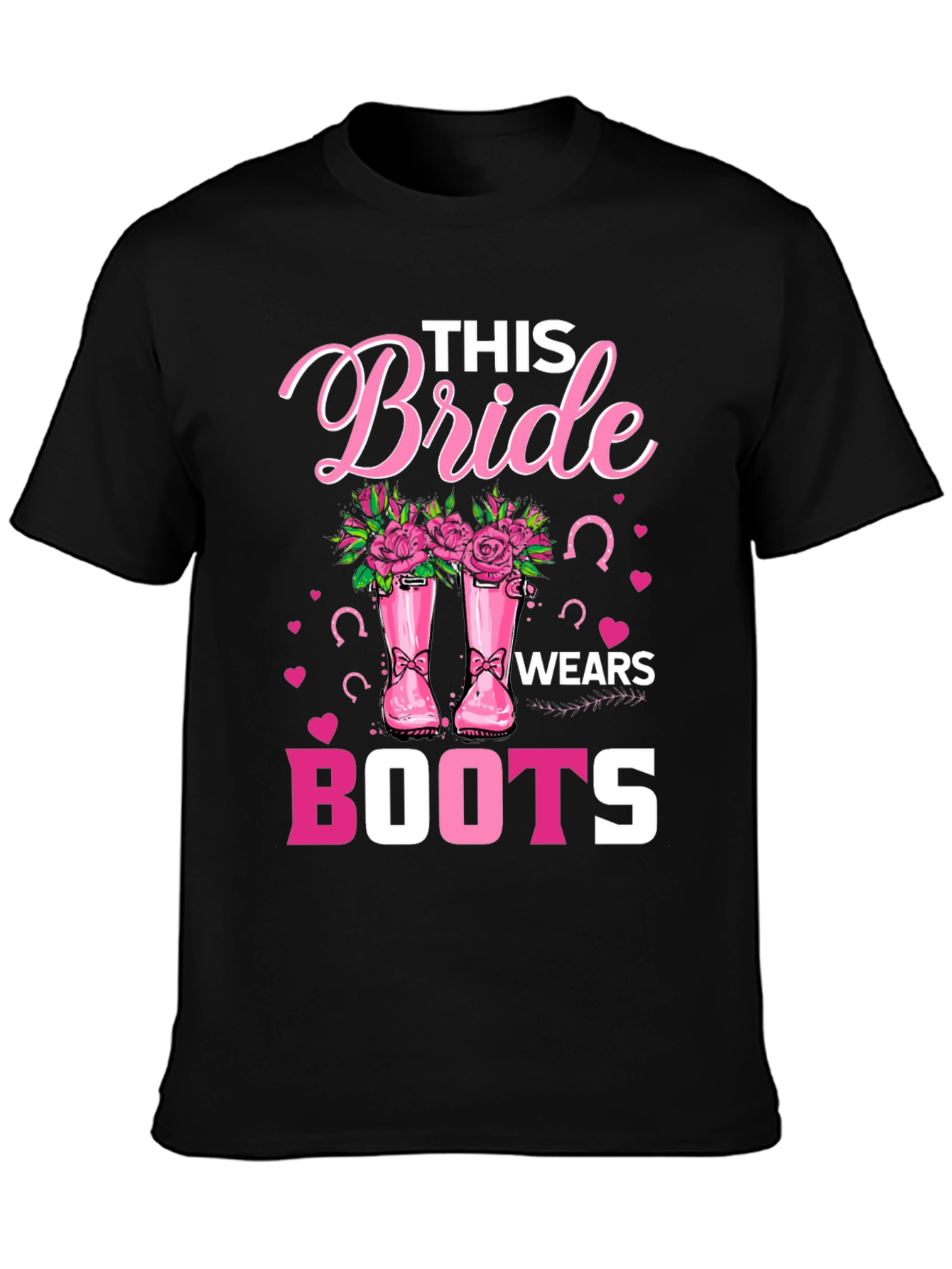 Bride Wears Boots T-Shirt