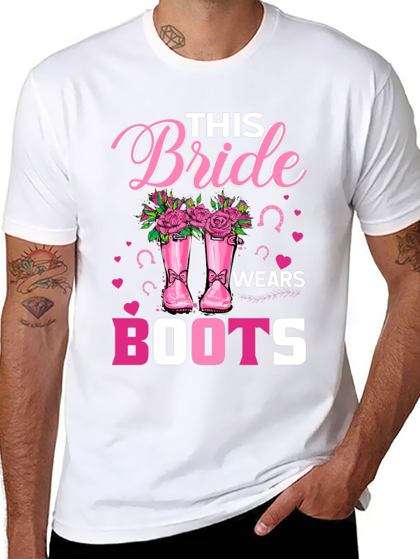 Bride Wears Boots T-Shirt
