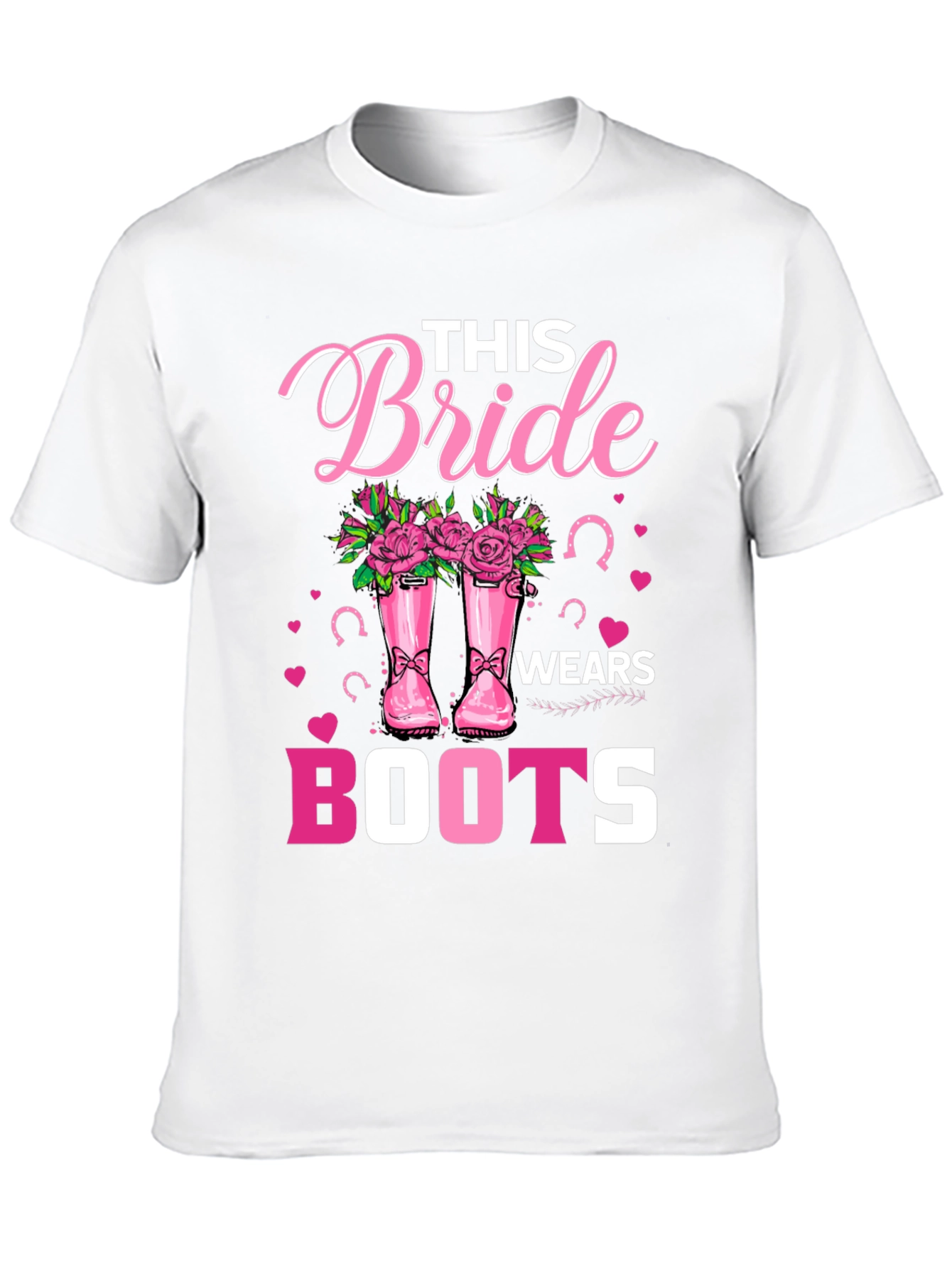 Bride Wears Boots T-Shirt