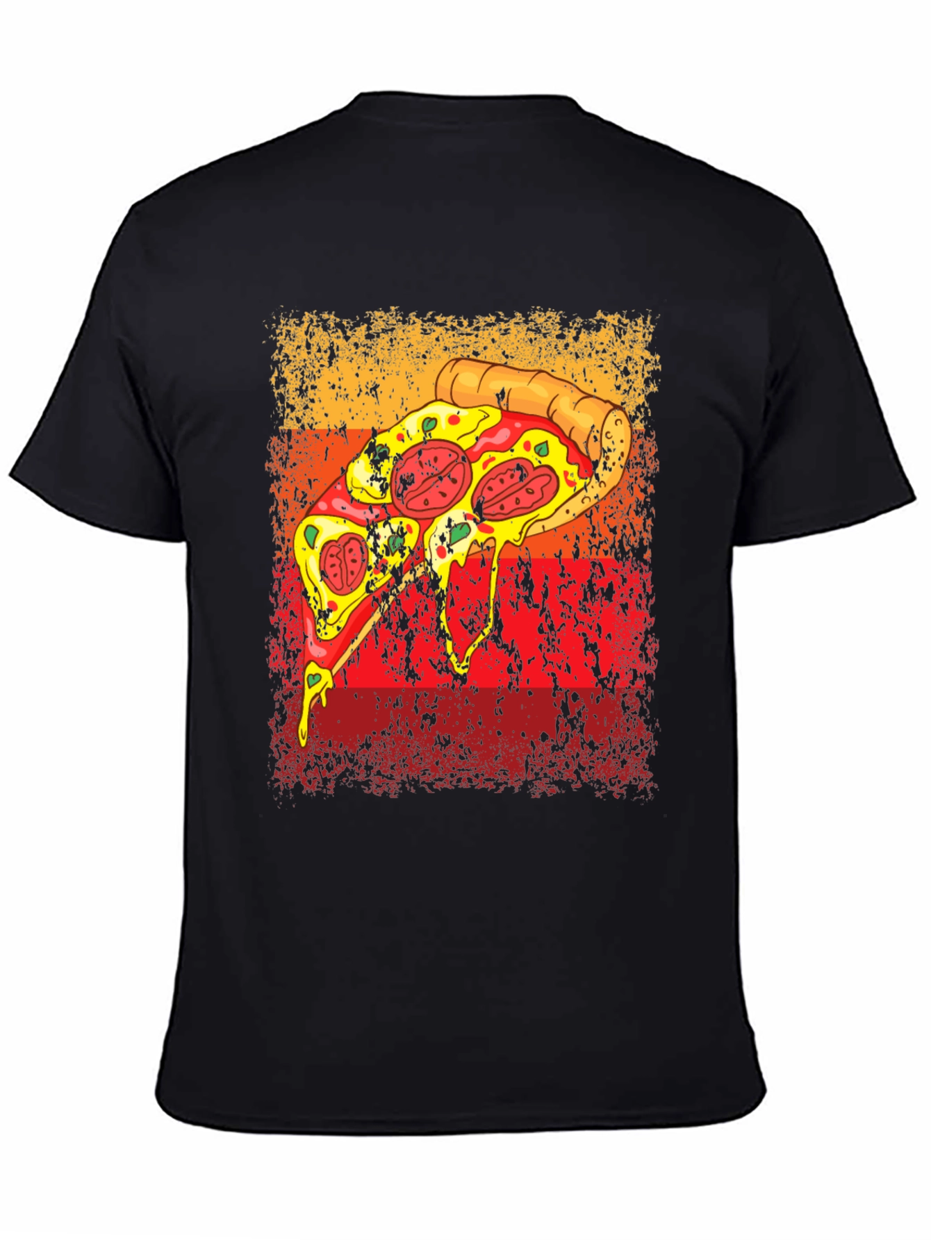 Pizza Graphic Tee - Retro Style