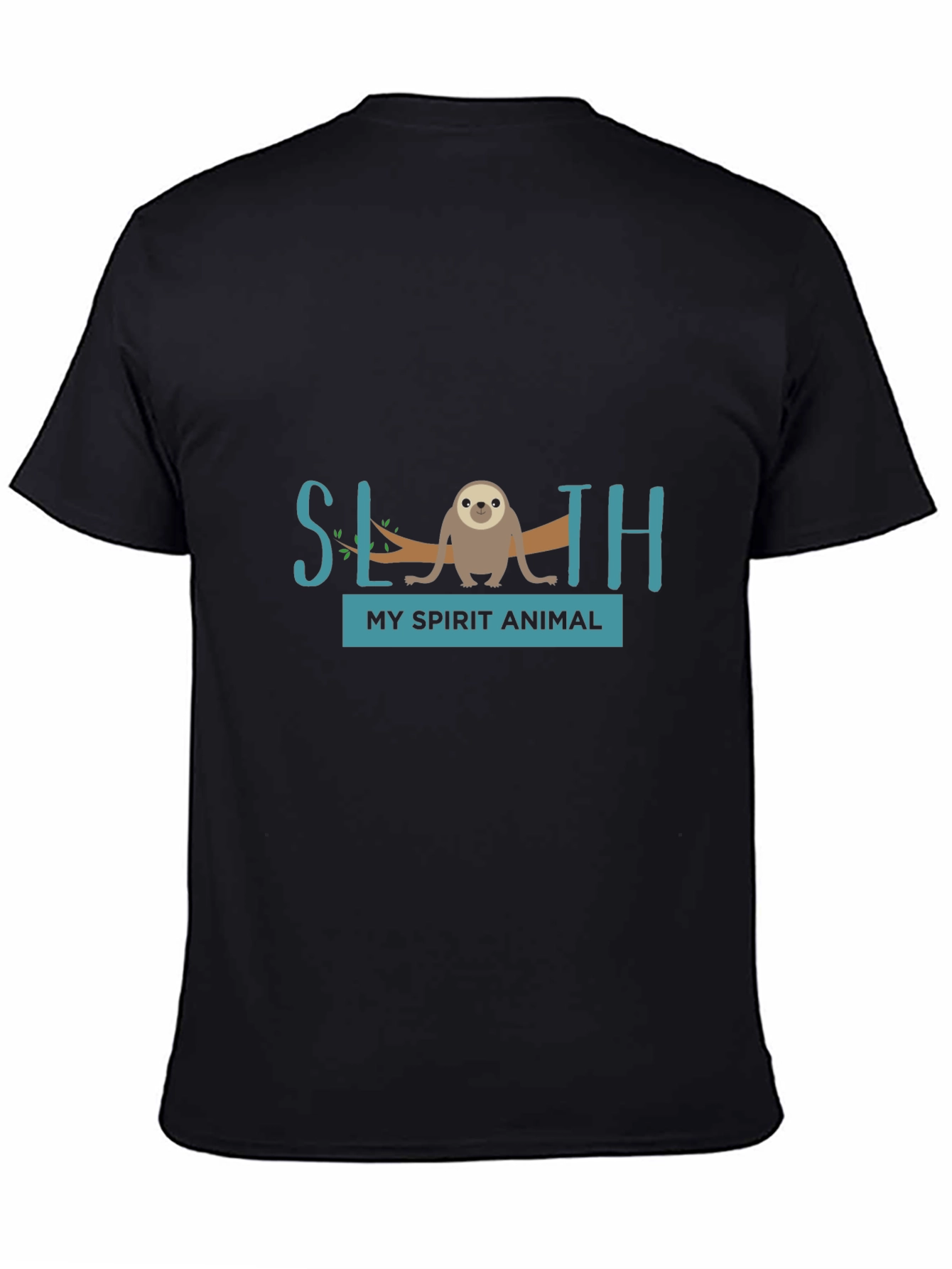 Sloth Spirit Animal Graphic Tee - Relaxed Fit