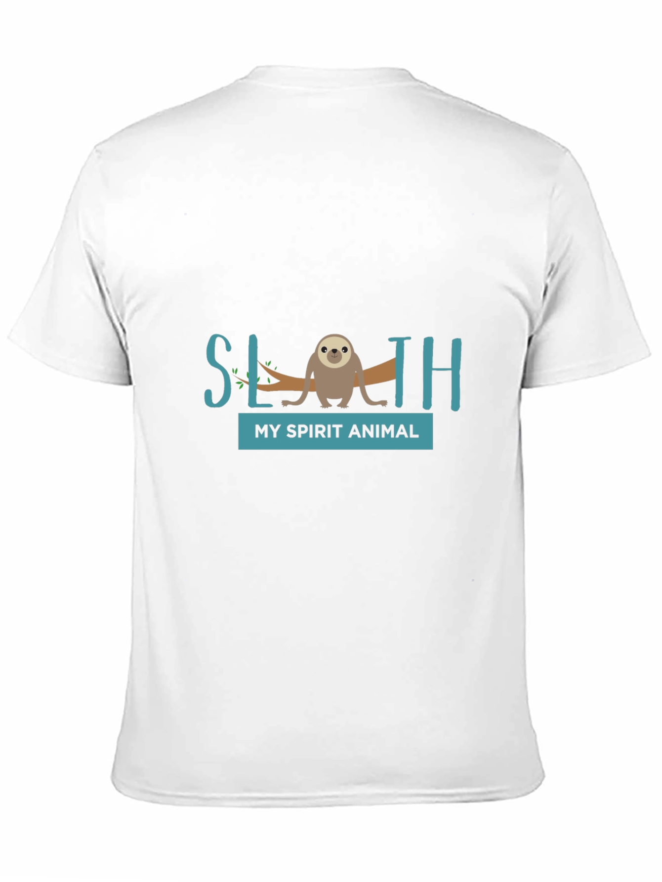 Sloth Spirit Animal Graphic Tee - Relaxed Fit