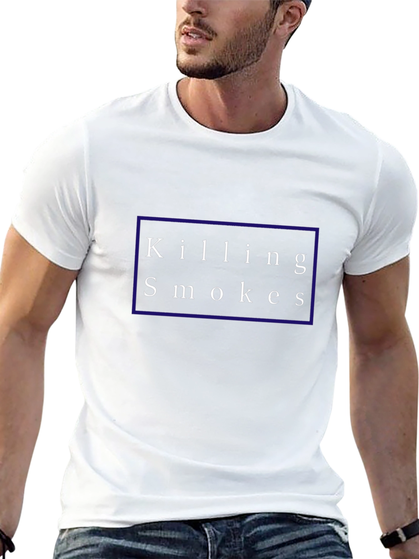 Killing Smokes Black Graphic T-Shirt