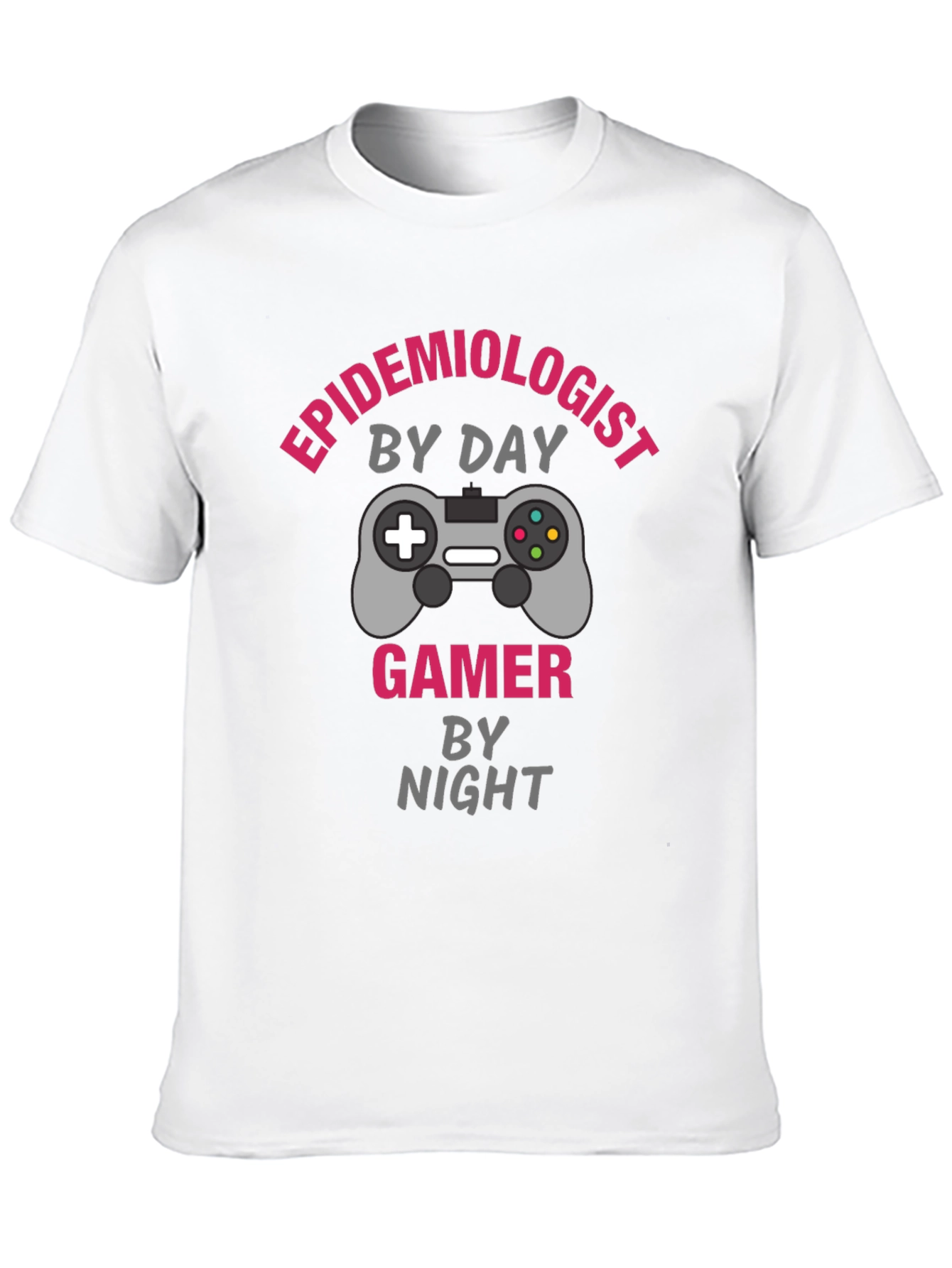 Epidemiologist Gamer T-Shirt - Black Cotton Blend Tee