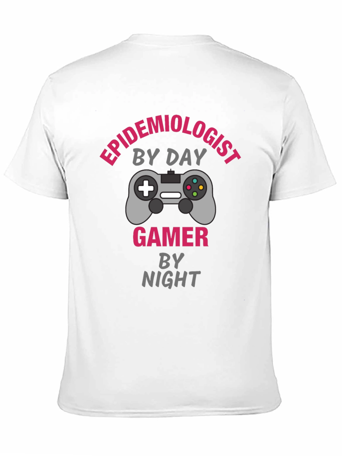 Epidemiologist Gamer T-Shirt - Black Cotton Blend Tee