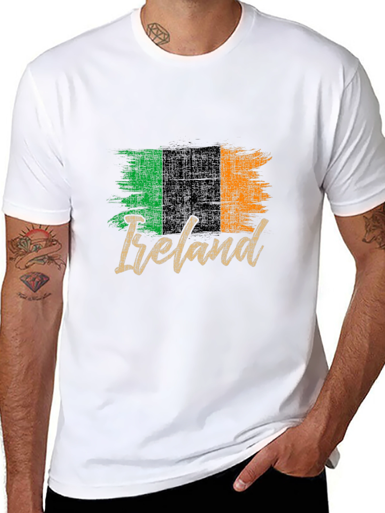 Ireland Flag Graphic Tee - Irish Pride Shirt