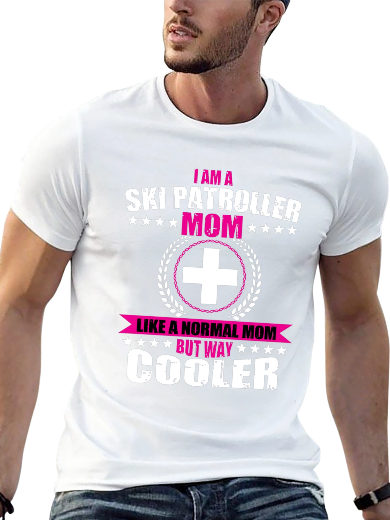 Ski Patrol Mom Graphic Tee - Cool Mom Edition