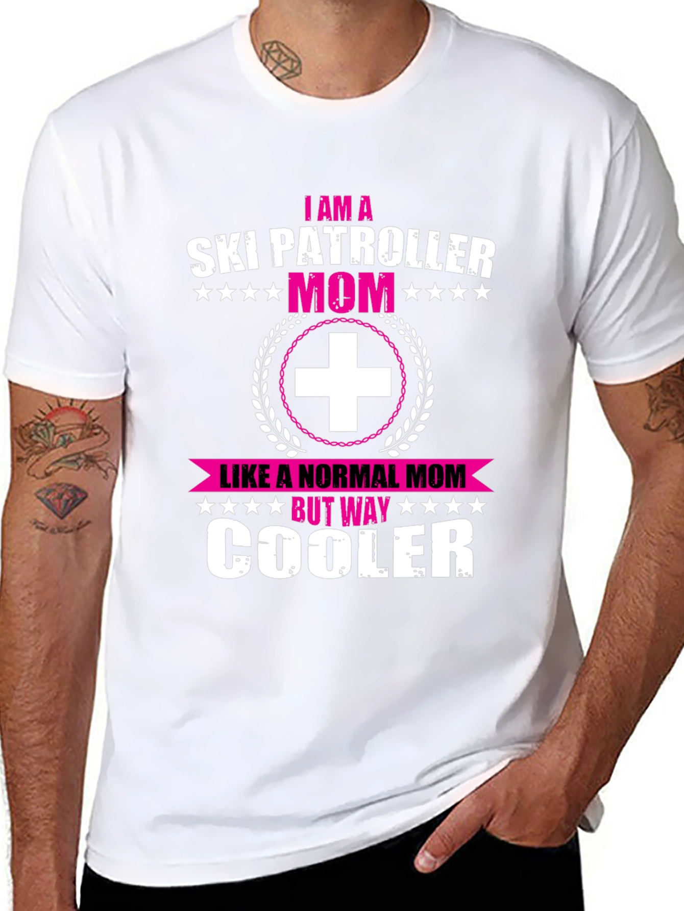Ski Patrol Mom Graphic Tee - Cool Mom Edition