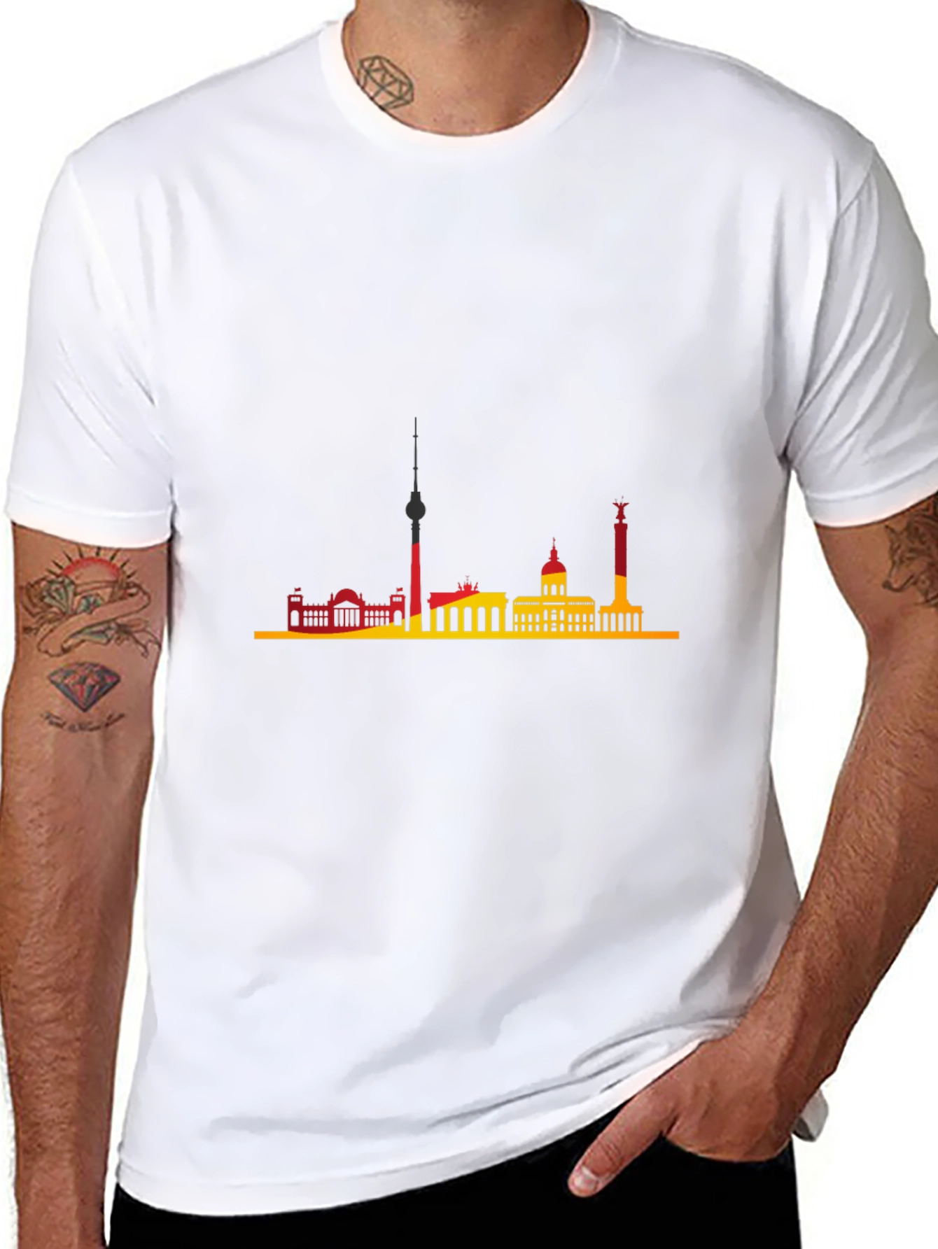 Berlin Skyline Graphic Tee