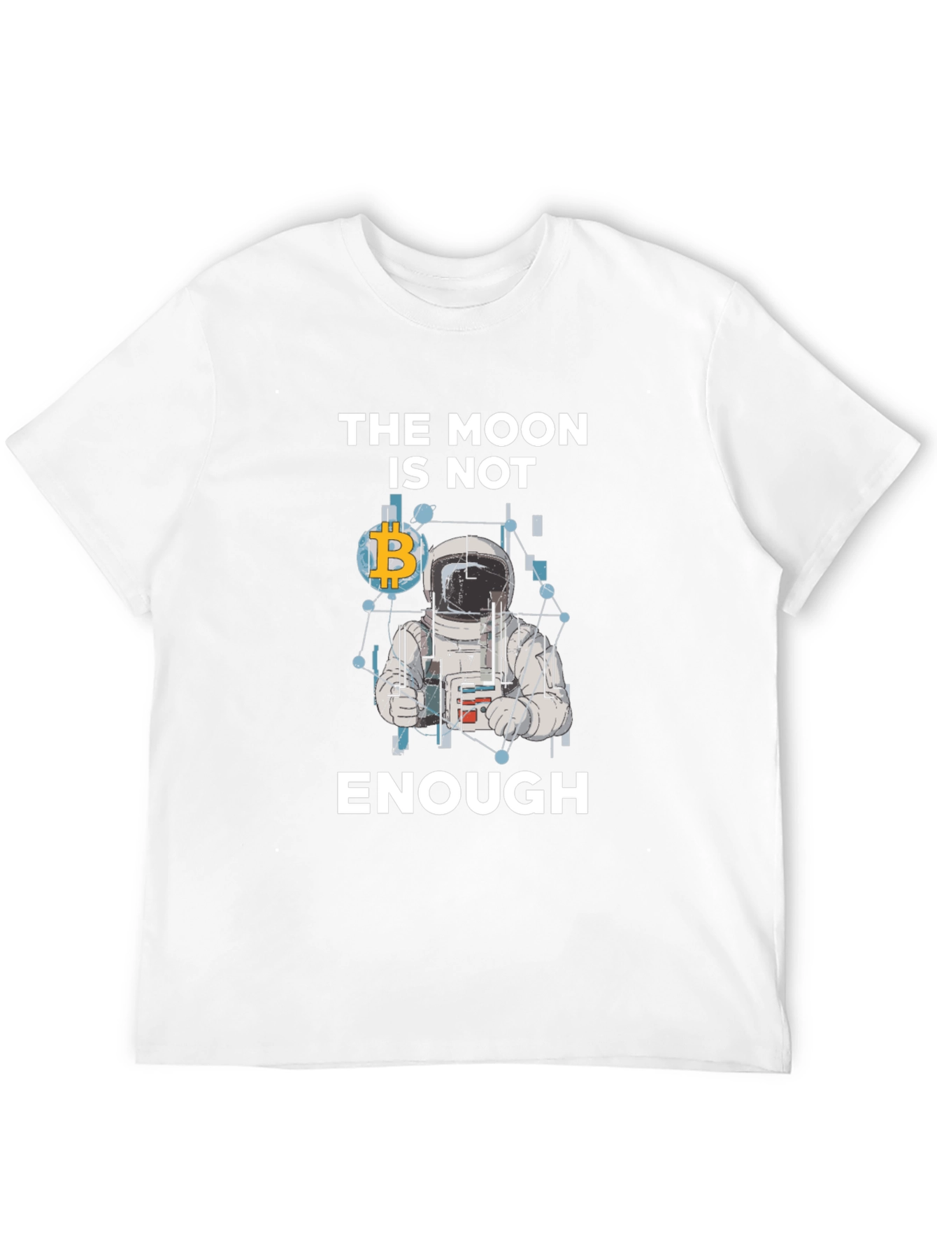 Bitcoin Astronaut Graphic T-Shirt - Crypto Meme