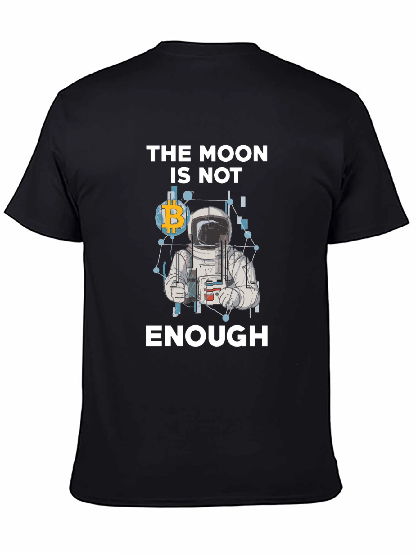 Bitcoin Astronaut Graphic T-Shirt - Crypto Meme