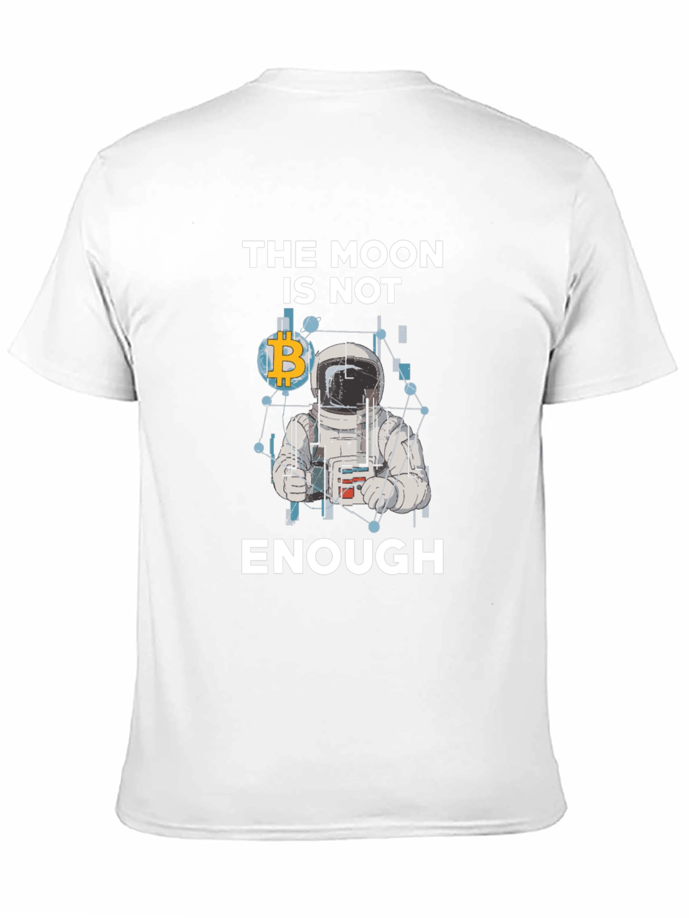 Bitcoin Astronaut Graphic T-Shirt - Crypto Meme
