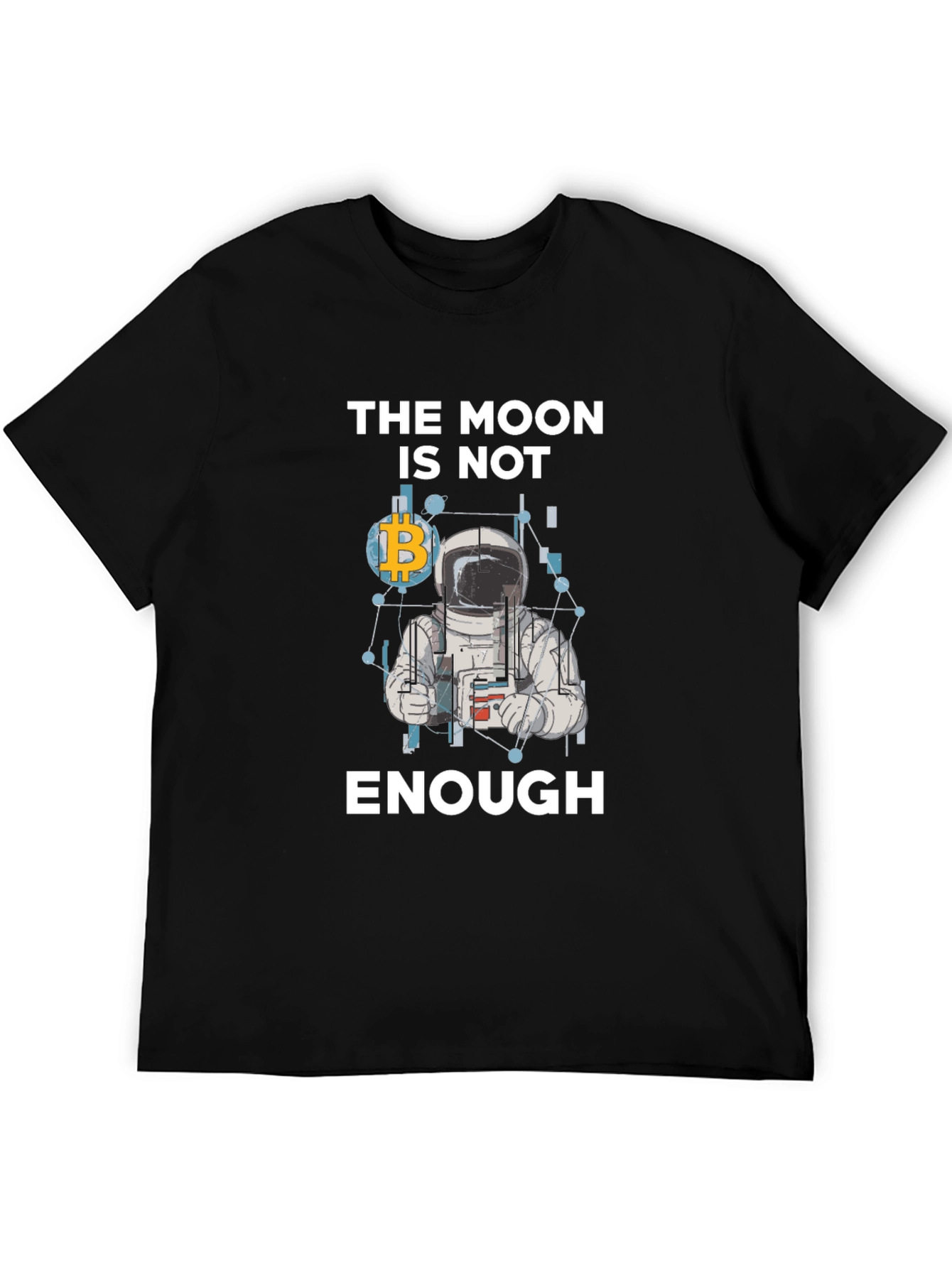 Bitcoin Astronaut Graphic T-Shirt - Crypto Meme