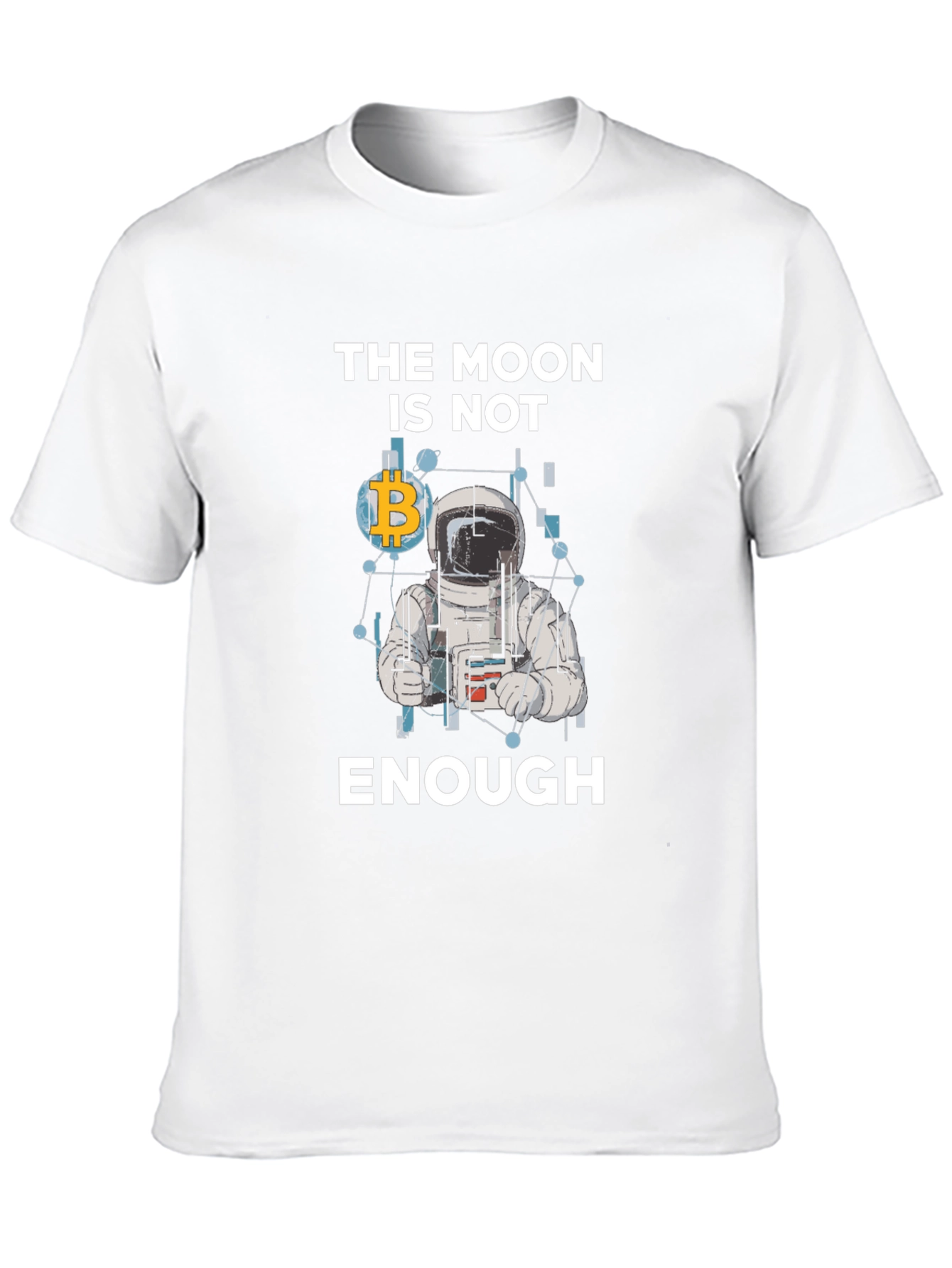 Bitcoin Astronaut Graphic T-Shirt - Crypto Meme
