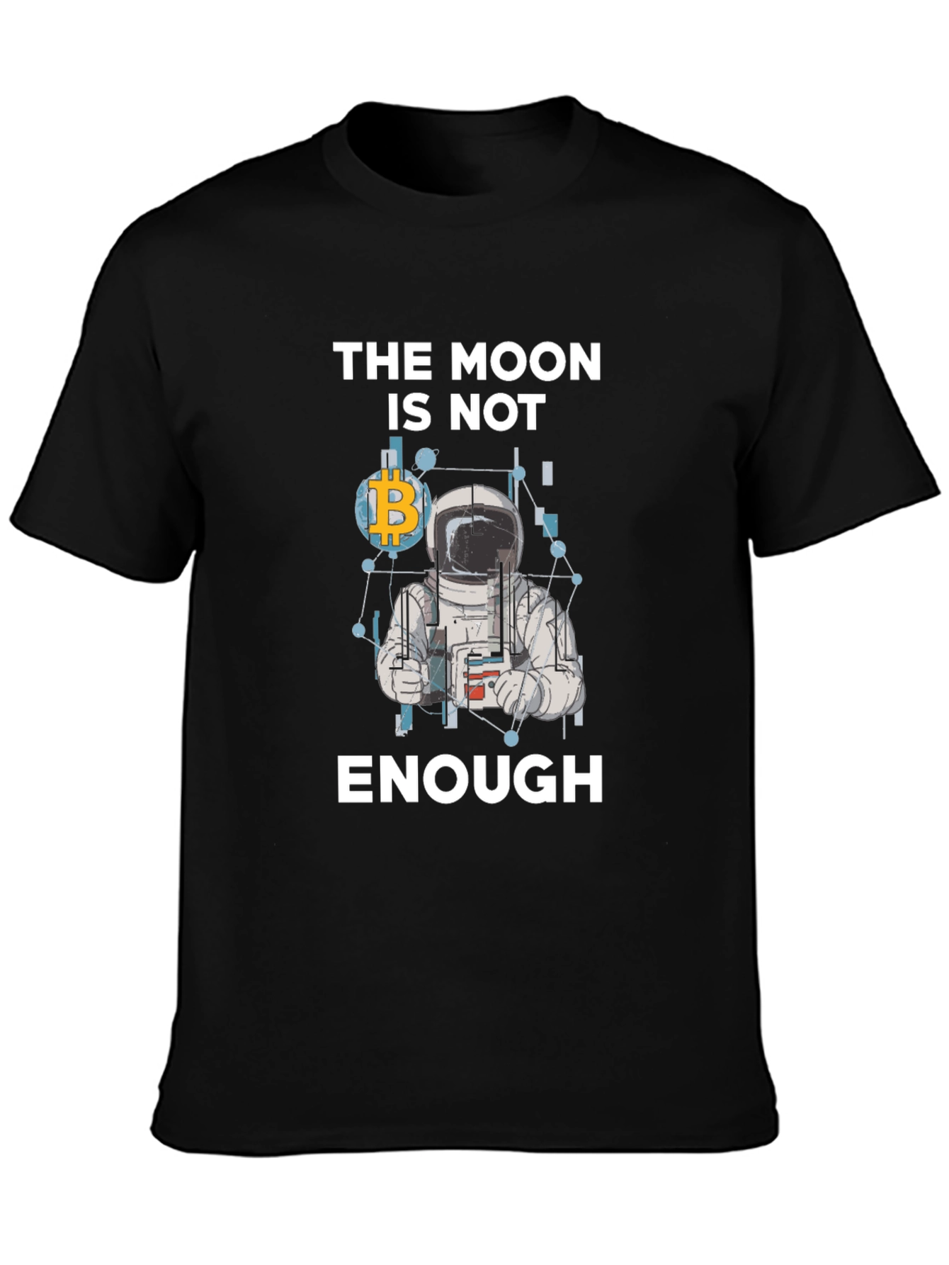 Bitcoin Astronaut Graphic T-Shirt - Crypto Meme