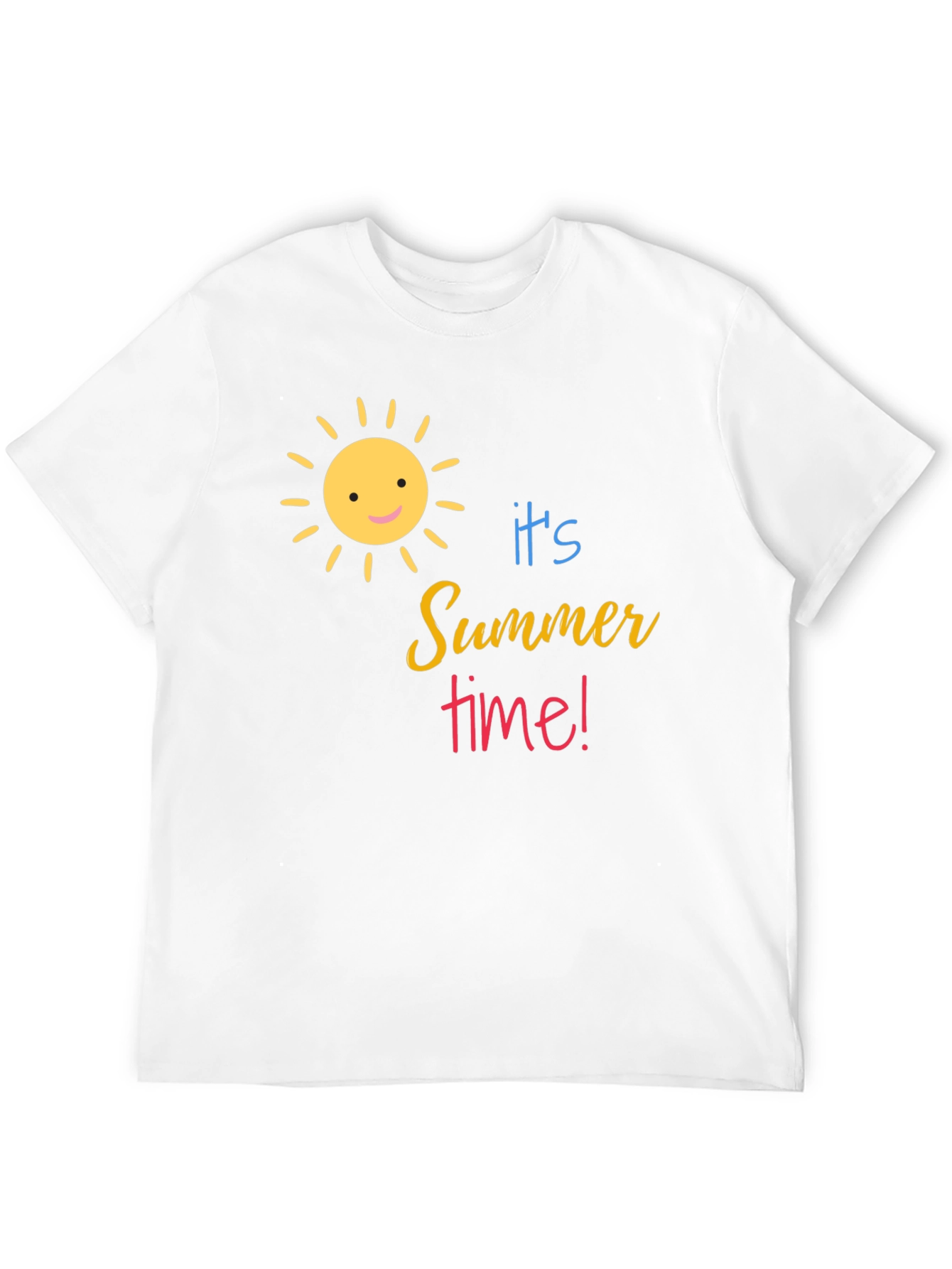 Its Summertime Black T-Shirt