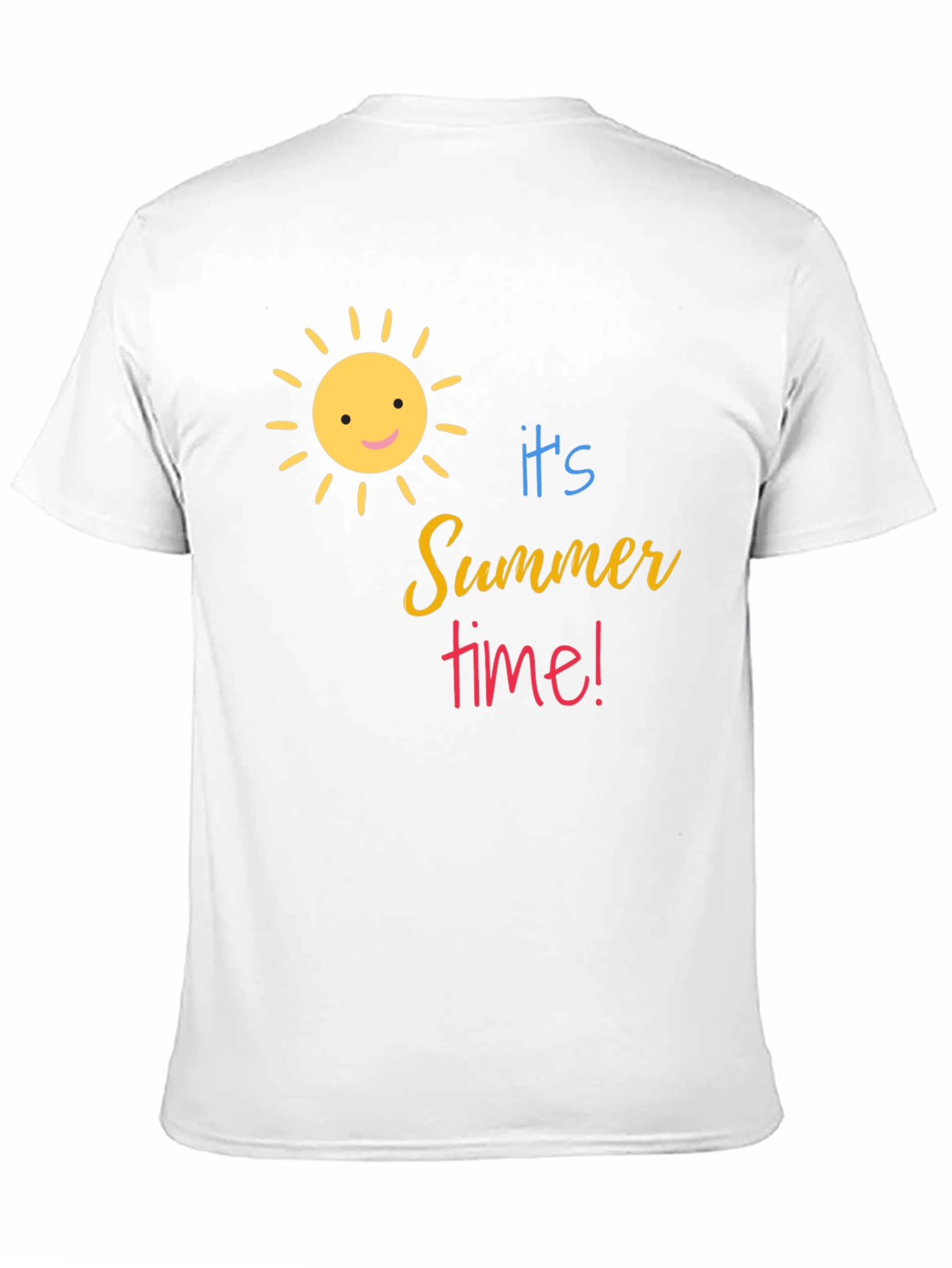 Its Summertime Black T-Shirt