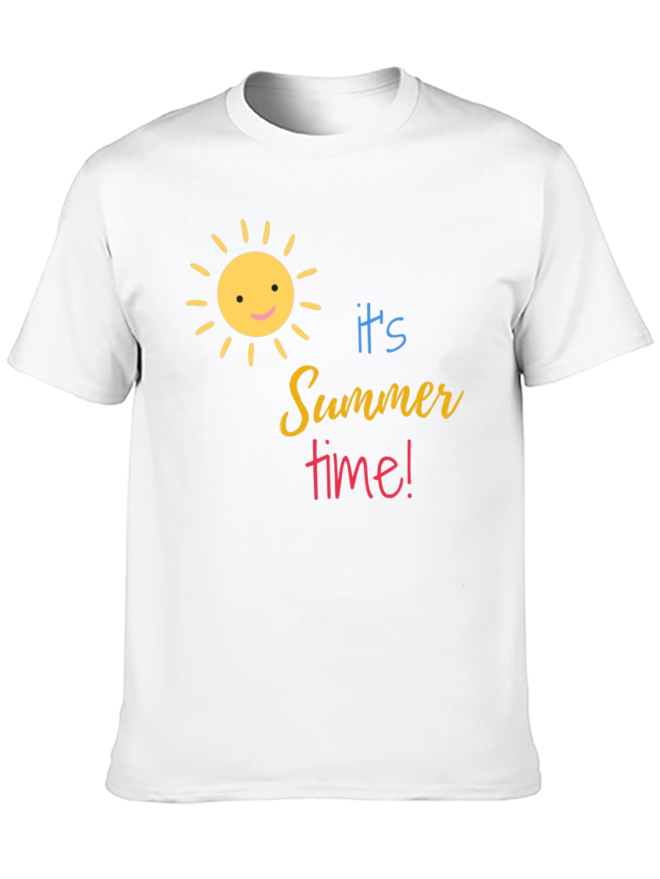 Its Summertime Black T-Shirt