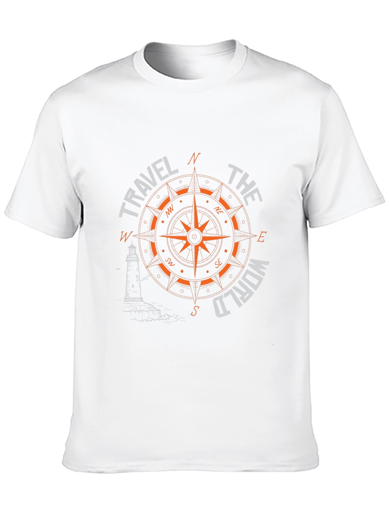Travel the World Compass Graphic T-Shirt
