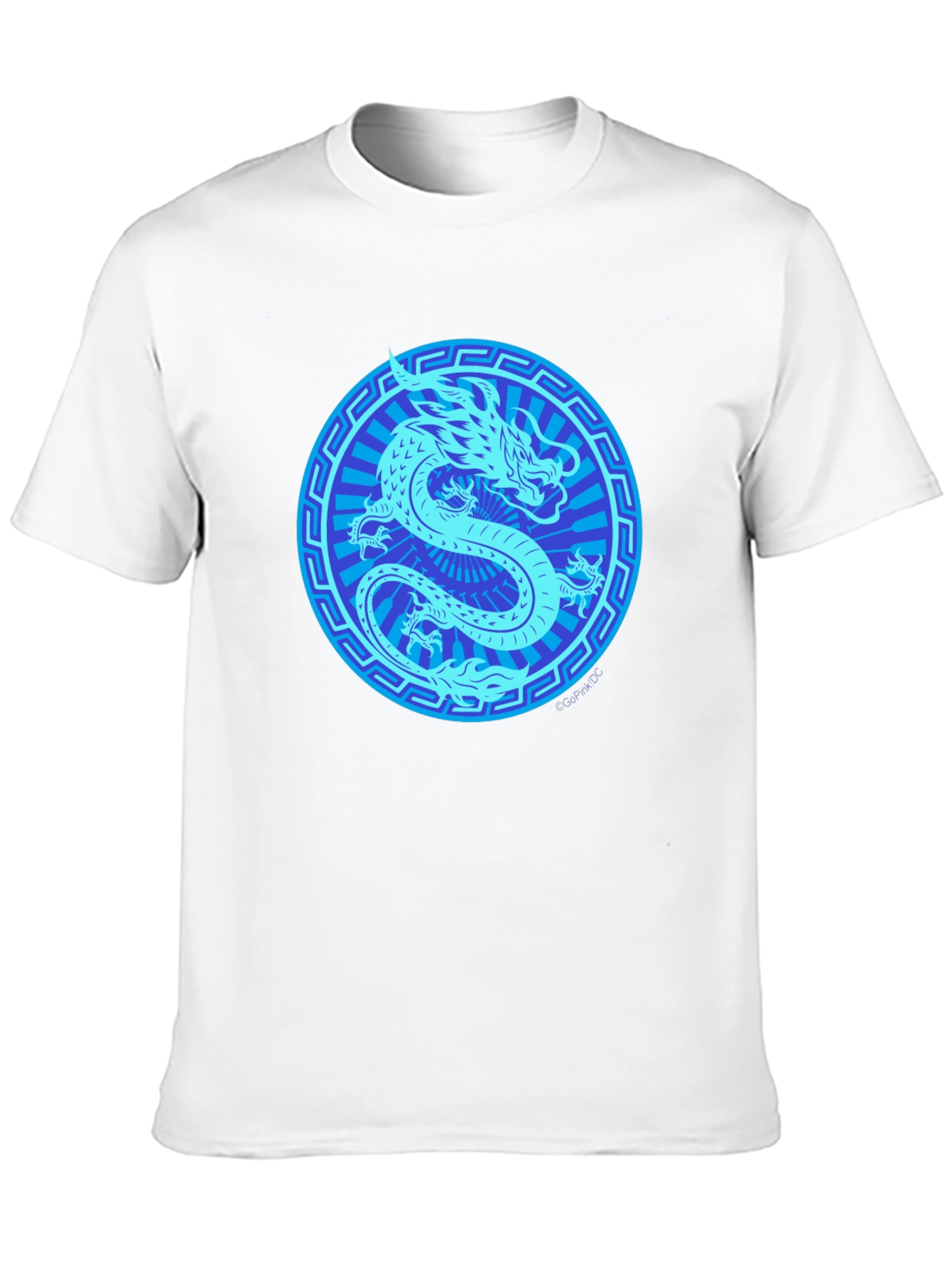 Mens Black Dragon Graphic T-Shirt