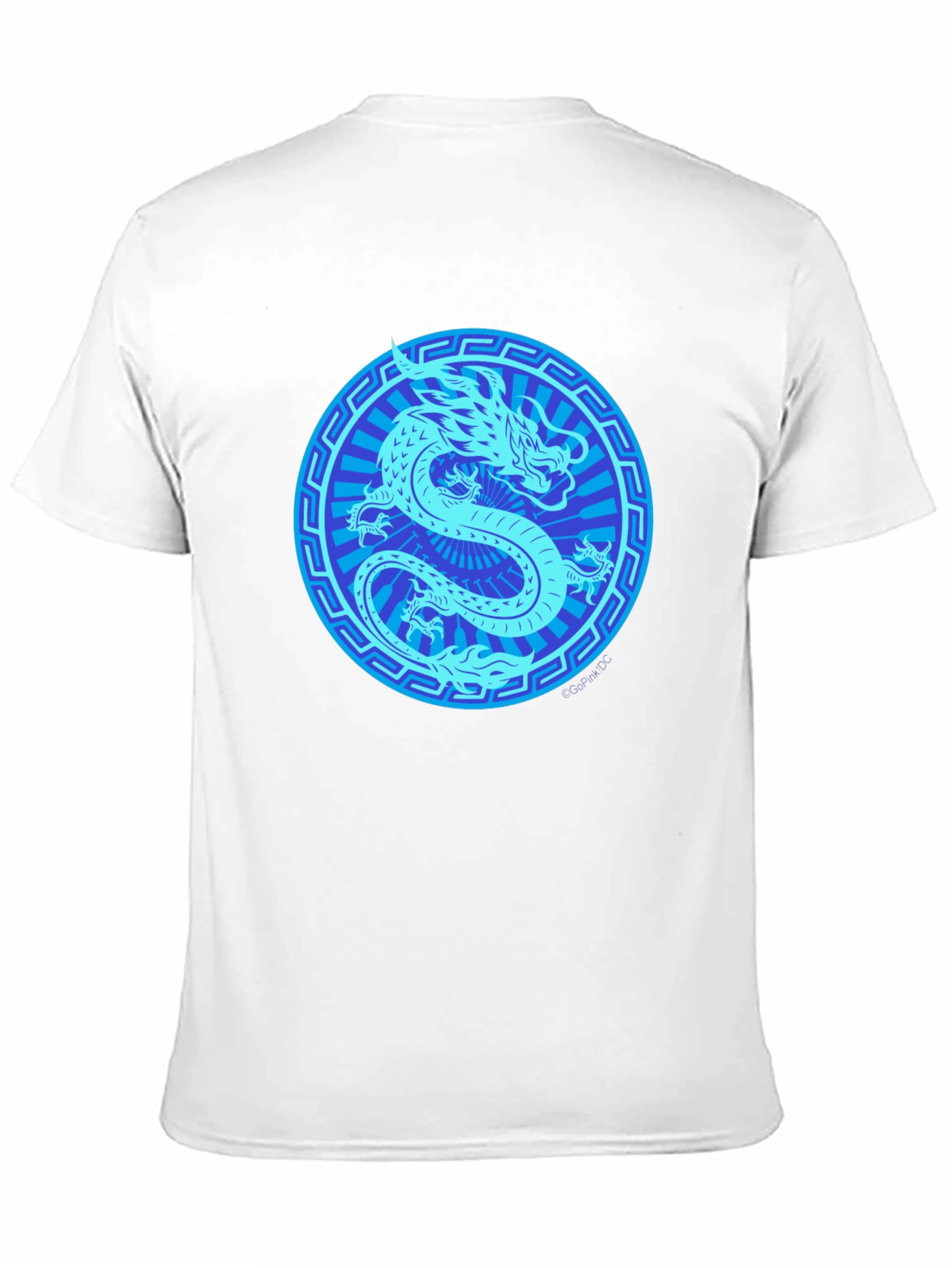 Mens Black Dragon Graphic T-Shirt