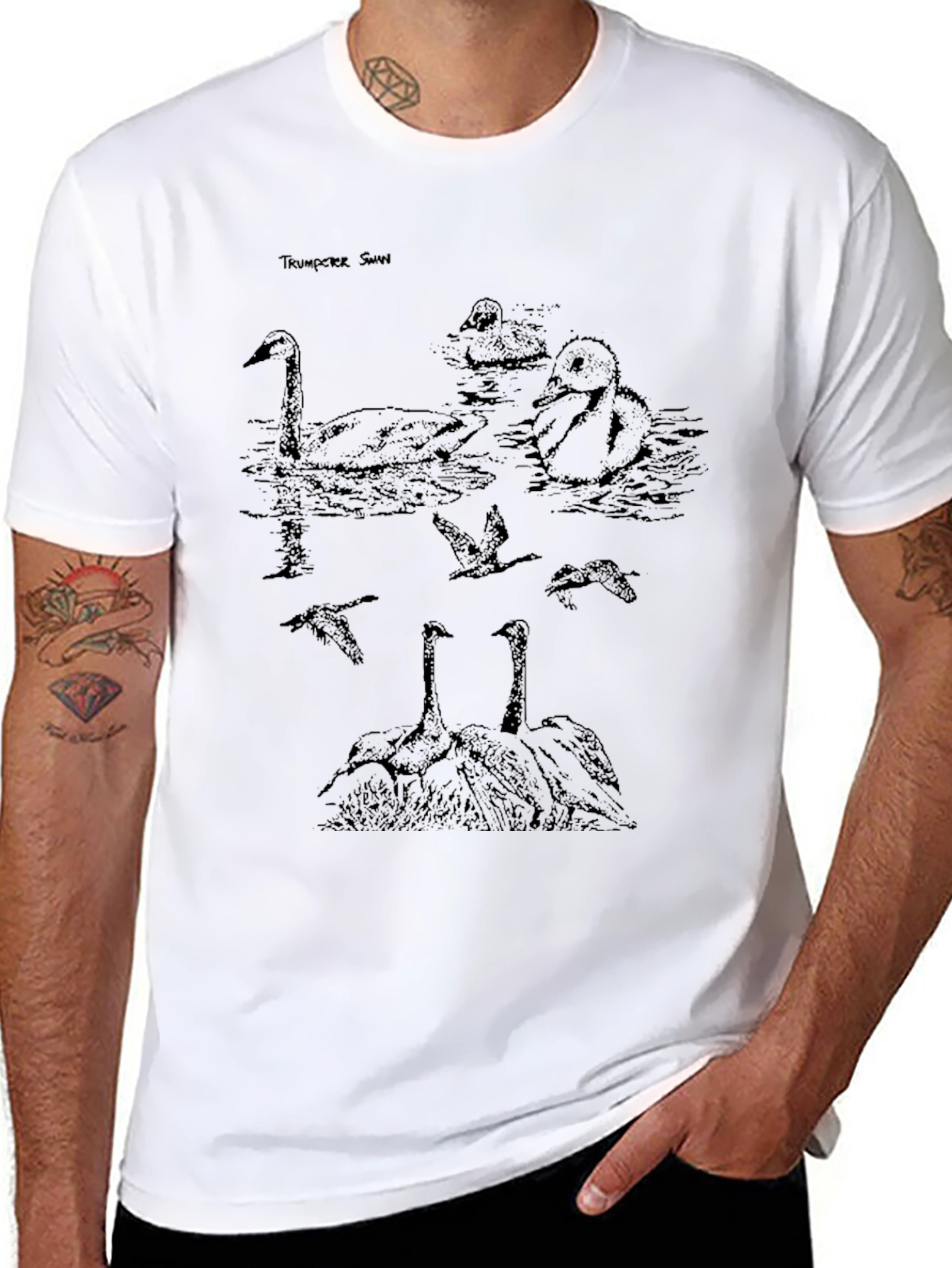 Trumpeter Swan Graphic T-Shirt